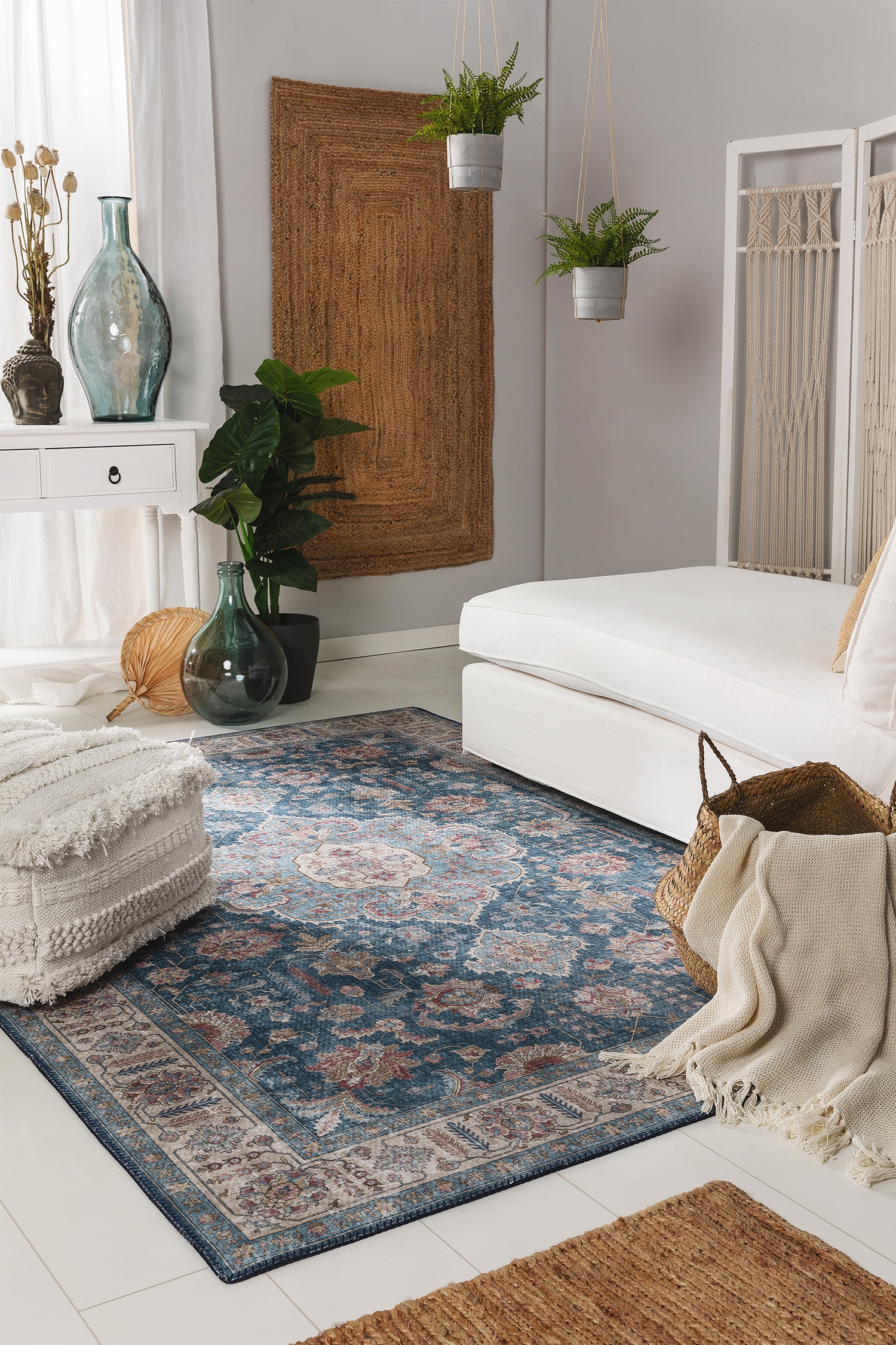 Rug Laury - Azul/Bege