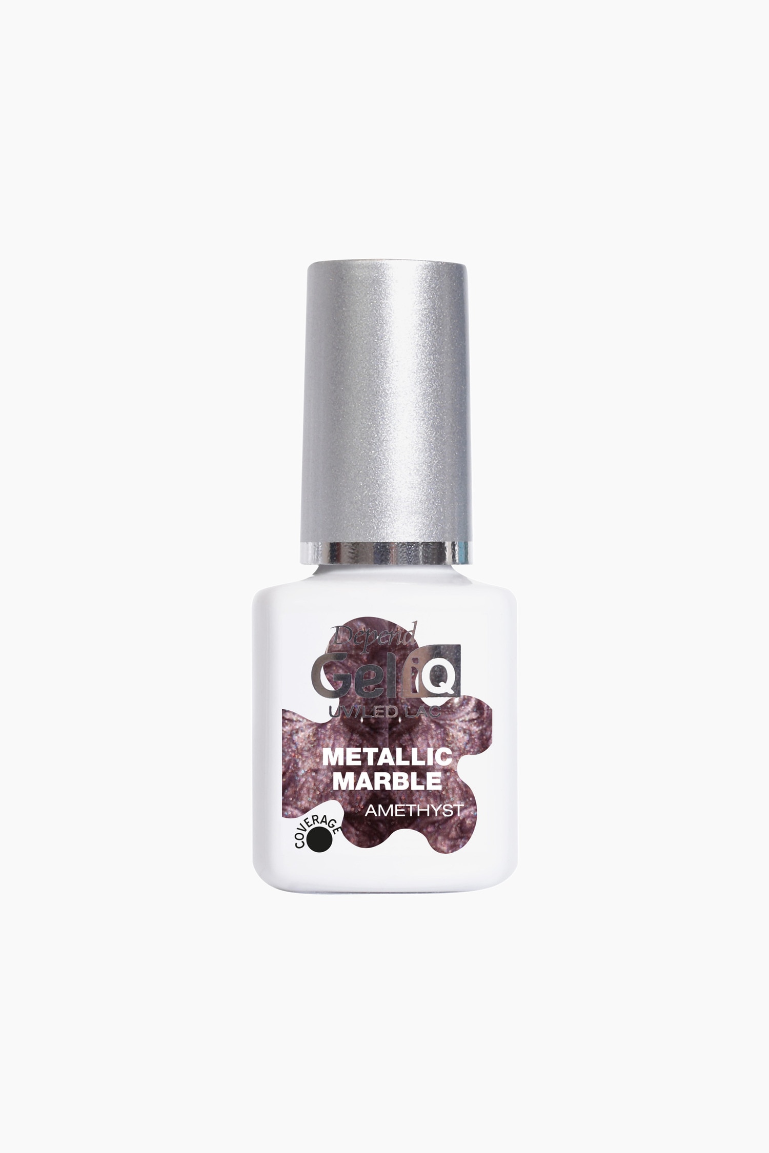 Depend - Geliq Metallic Nail Polish - Metallic Marble Amethyst