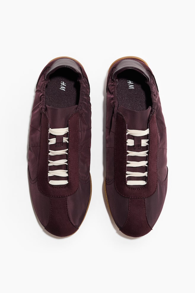 Trainers - Burgundy/Dark dusty blue/Dark beige - 1