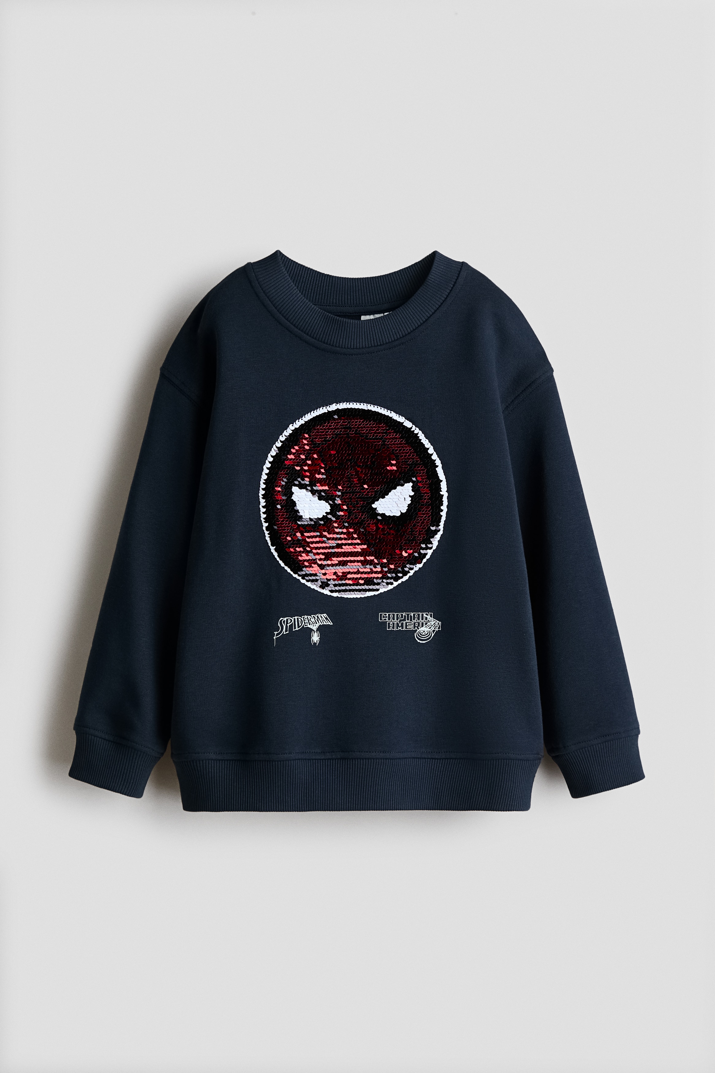 Oversized Sweatshirt mit Print - Marineblau/Marvel Comics/Marineblau/Bluey/Hellblau/Micky Maus/Marineblau/Marvel Comics/Grün/Snoopy
