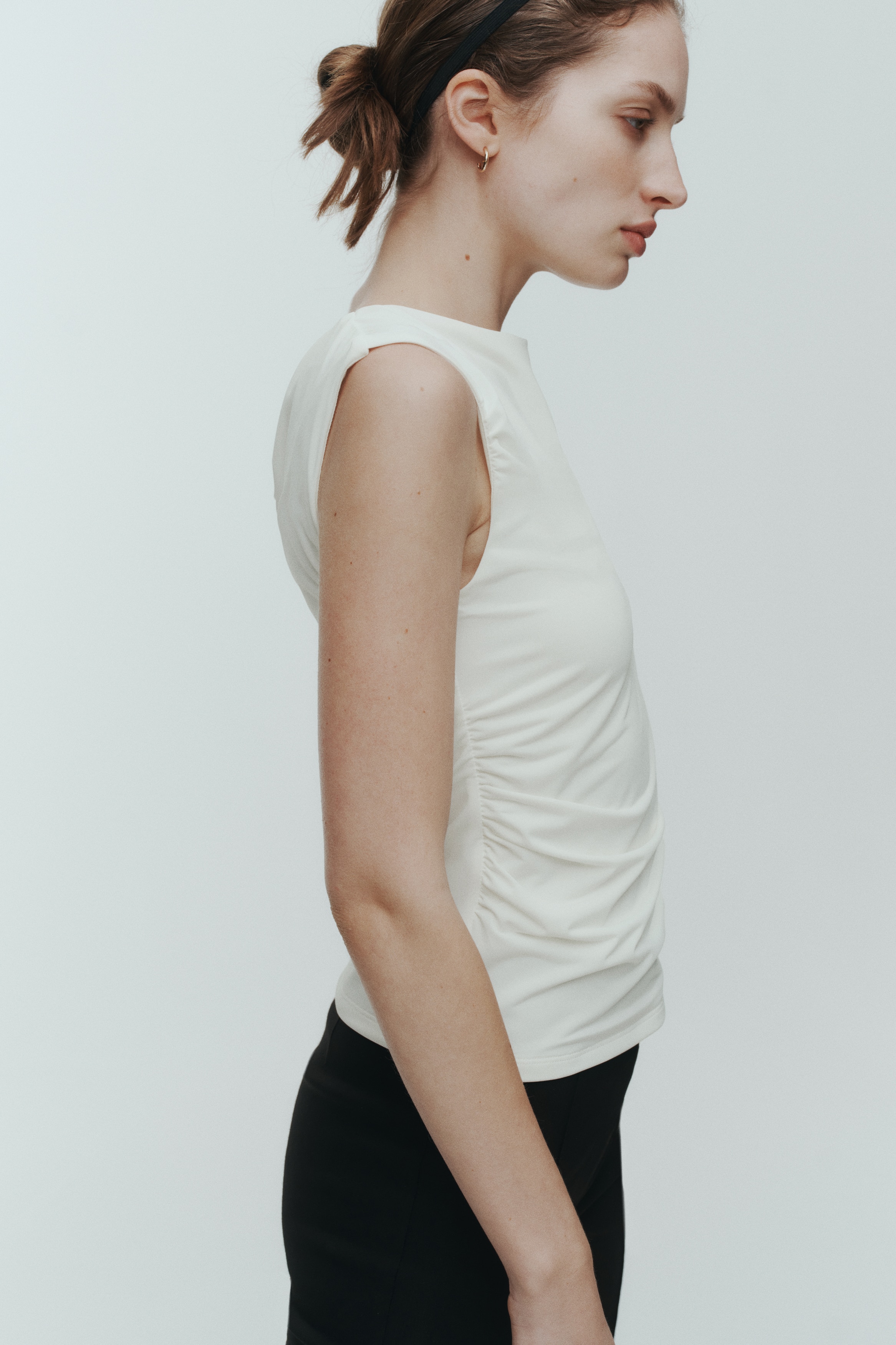 Draped boat-neck top from H&M - $14.99