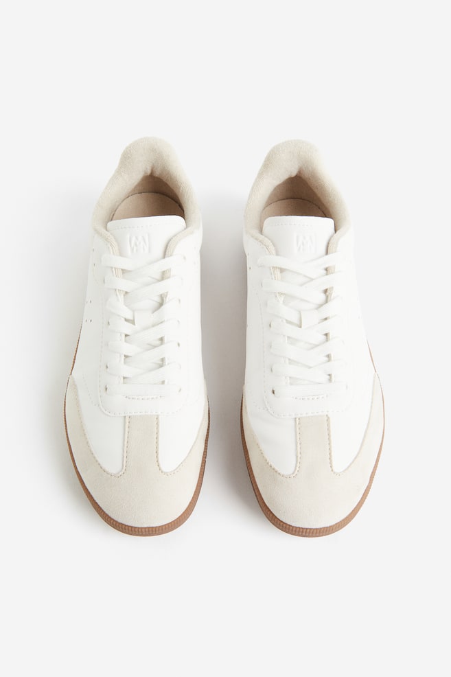 Sneakers - Blanc/beige clair/Noir - 3