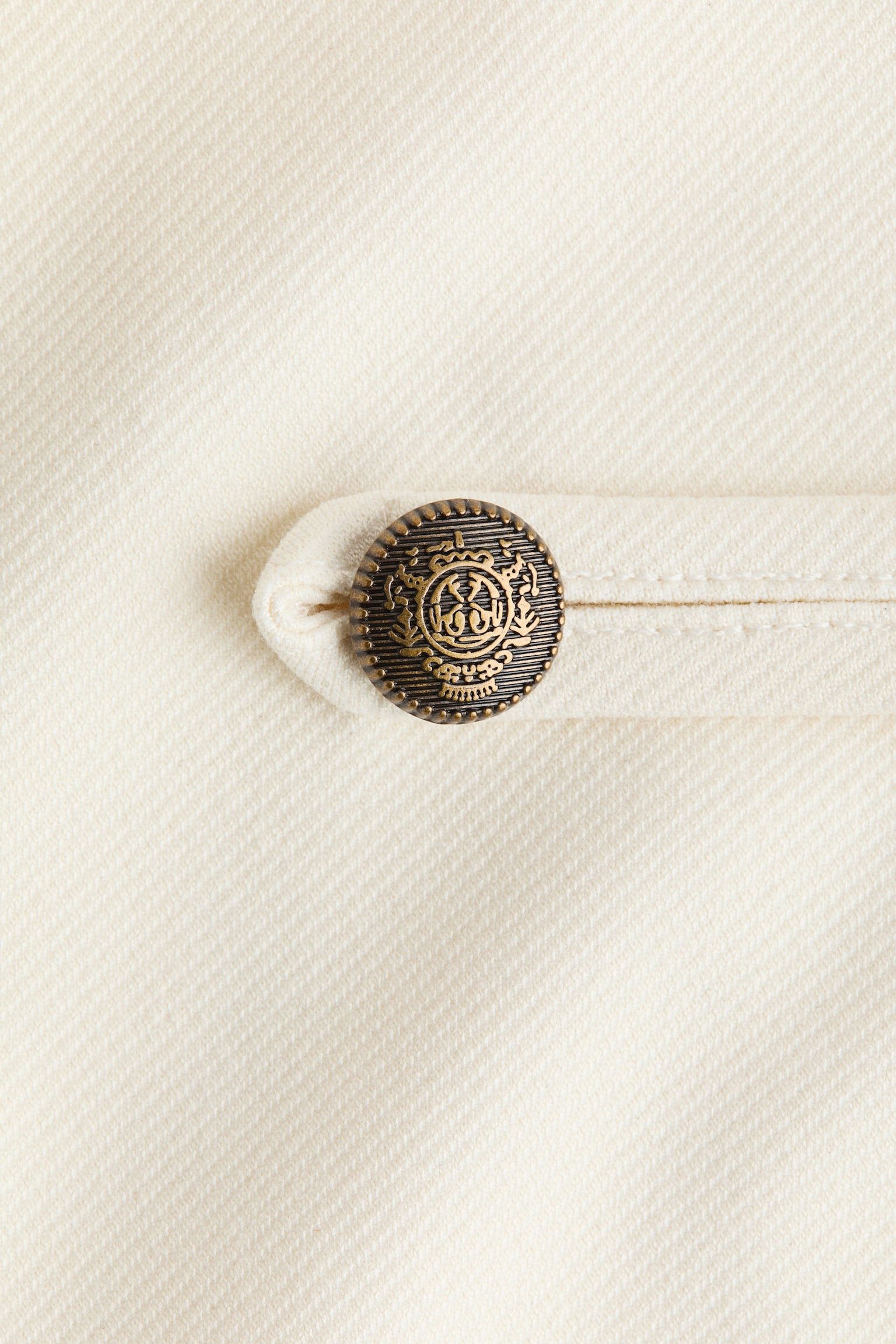 Женский жилет H&M Button-Detail Vest, цвет: Кремовый — фото 6