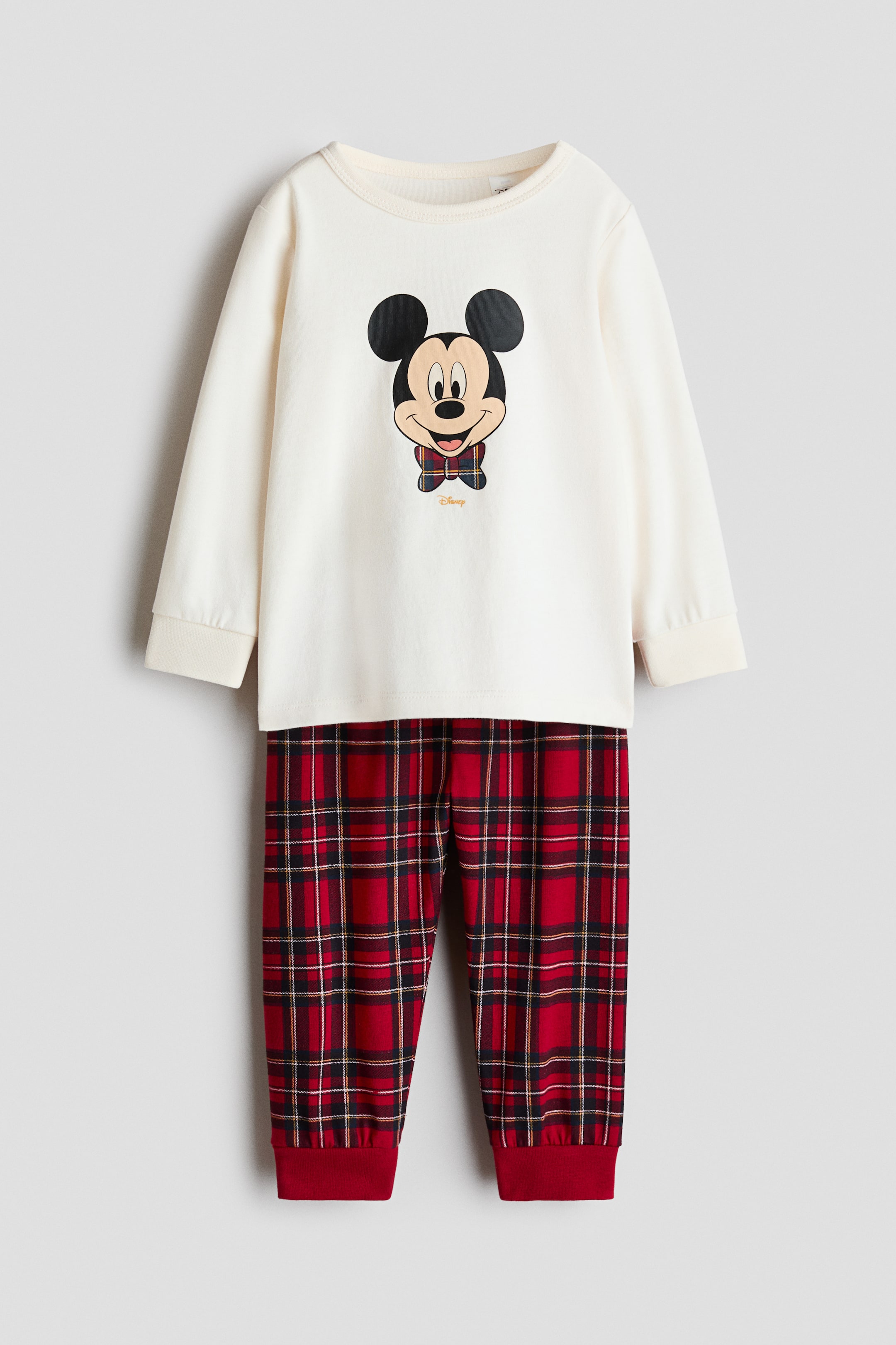 View larger image: Printed cotton pyjamas - Red/Mickey Mouse - Kids | H&M 1