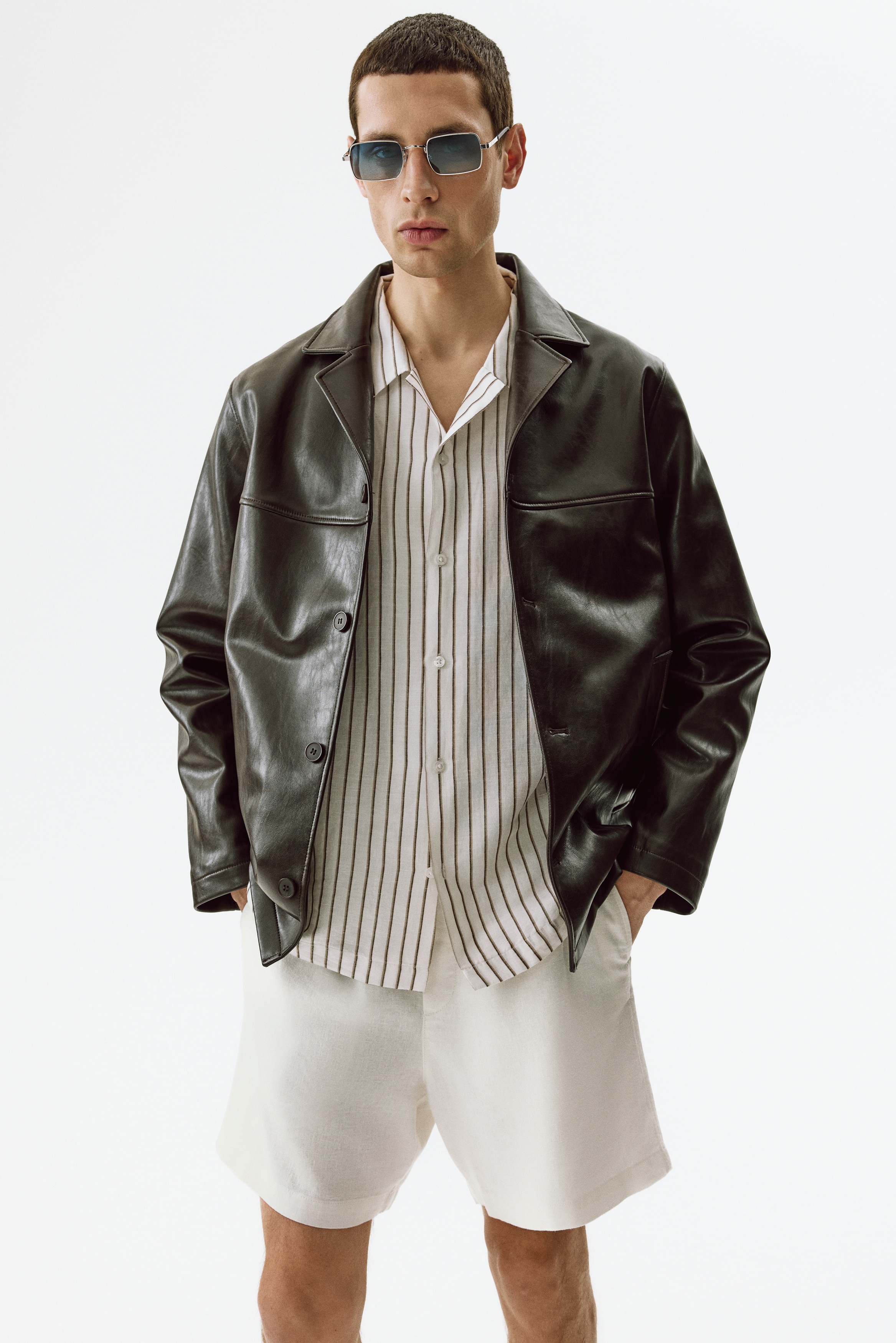 Relaxed-Fit Linen-Blend Shorts from H&M - $39.99