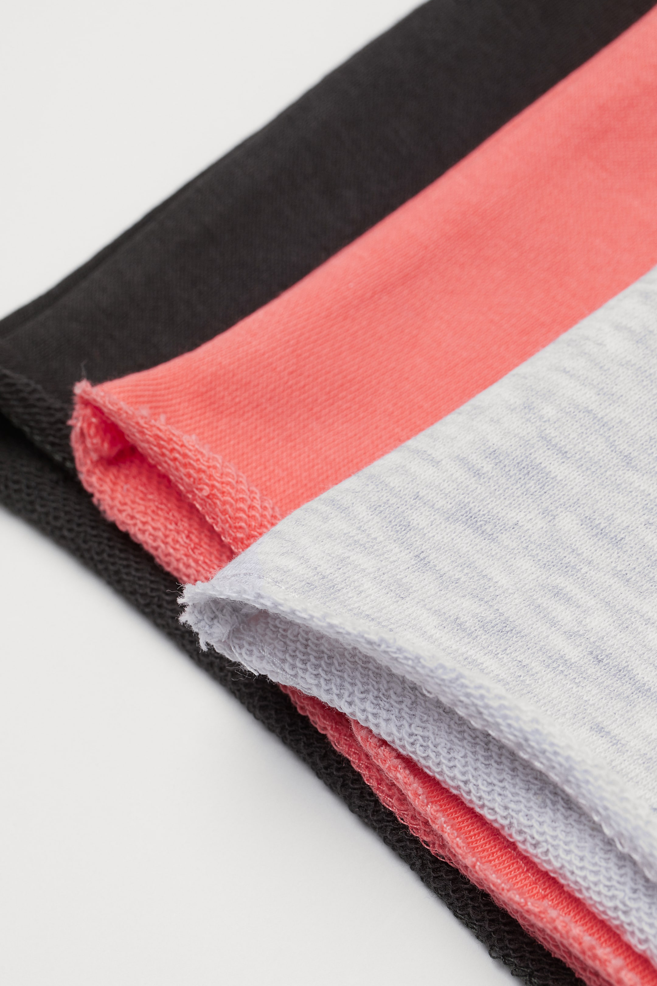 Visualizza immagine più grande: Shorts 3 pezzi - Grigio chiaro mélange/corallo - BAMBINO | H&M IT 2