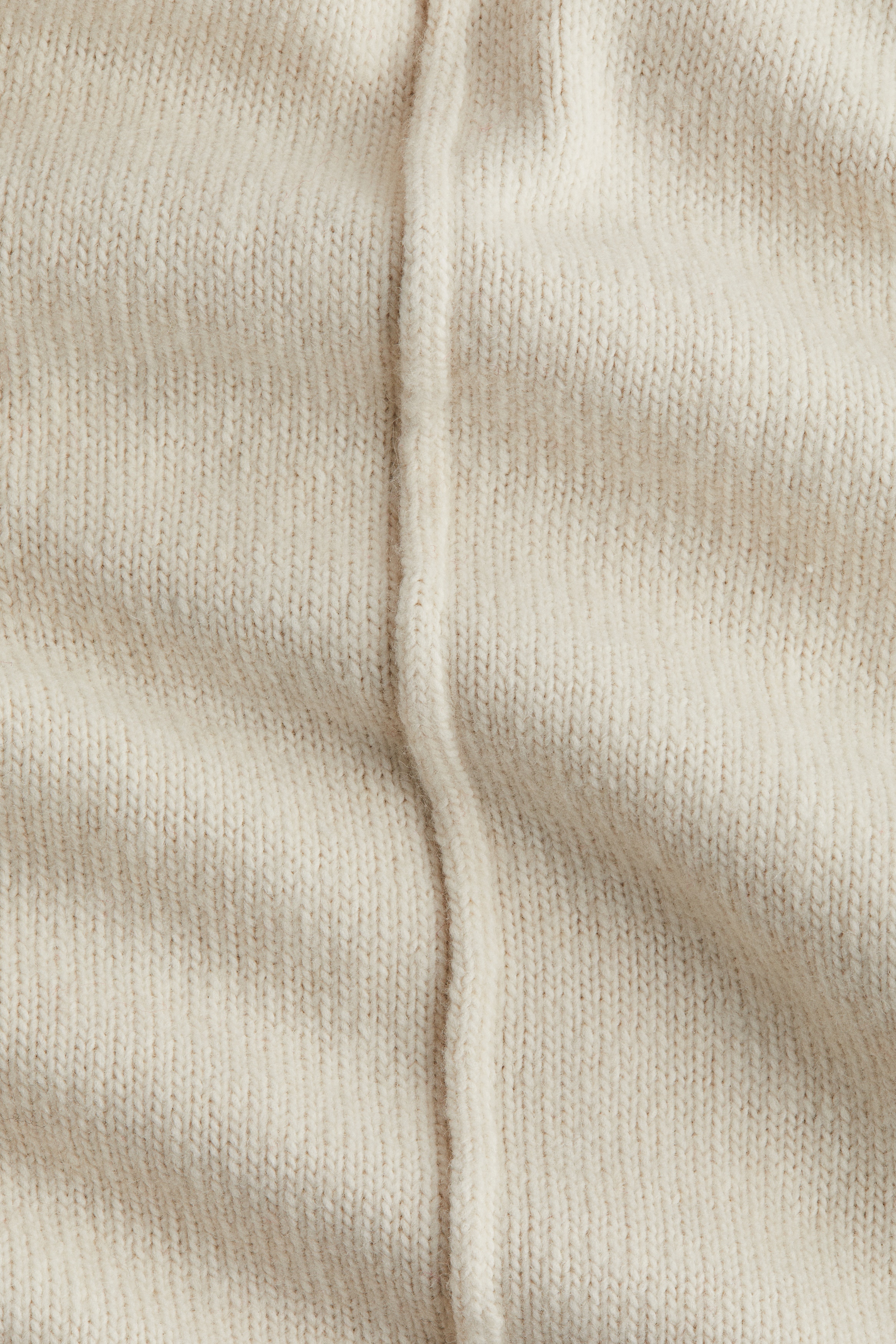 Seam-detail turtleneck jumper
