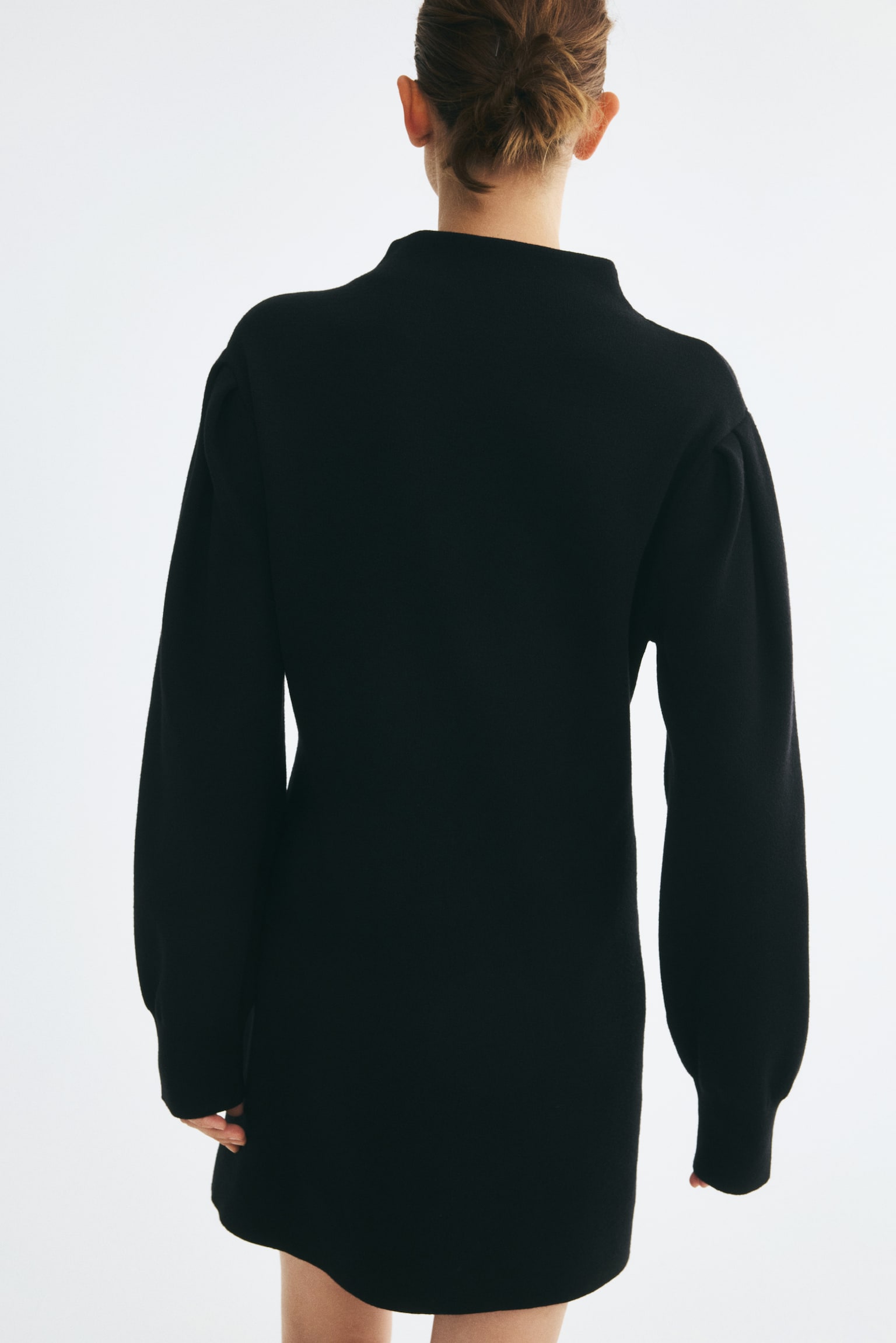 Женское платье H&M Knit Viscose-Blend, цвет: Чёрный — фото 5