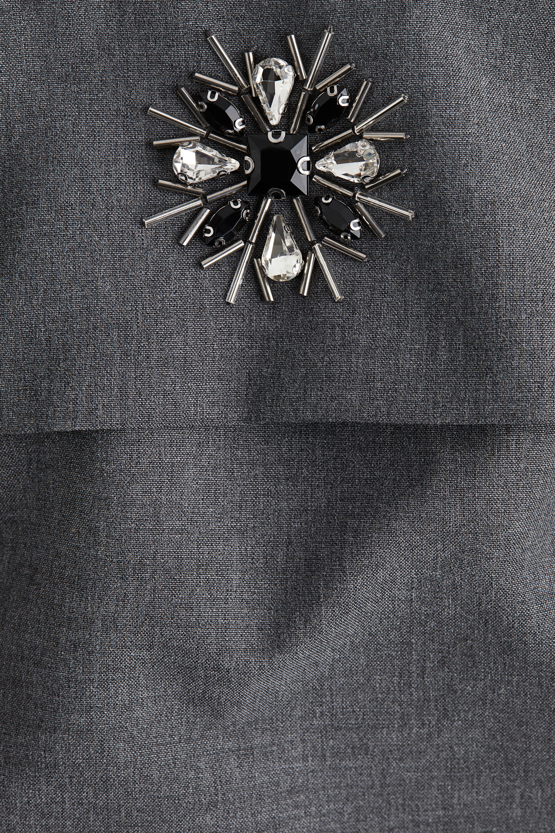 Rhinestone-embellished bandeau dress