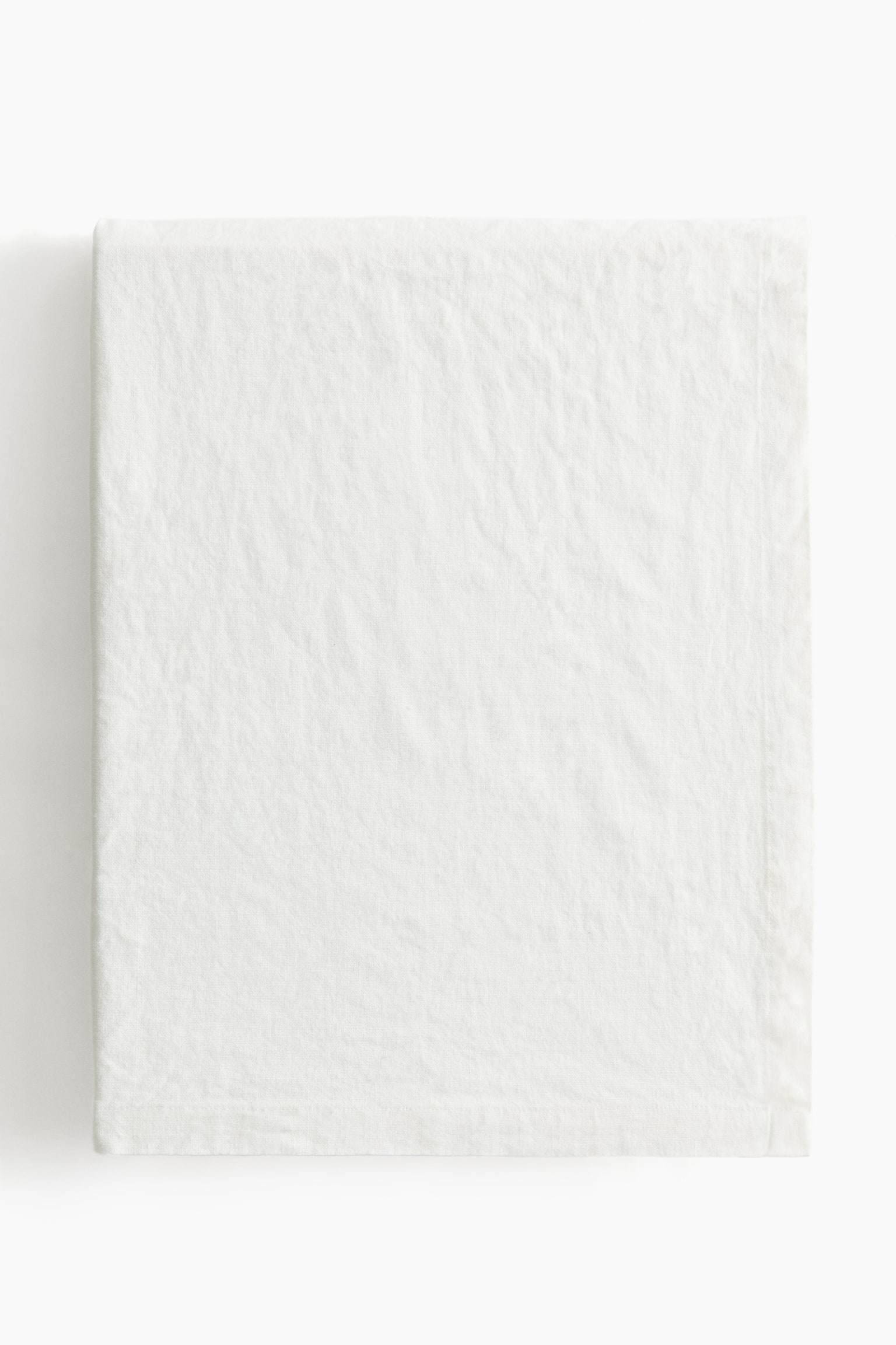 Linen-Blend Tablecloth - White/Forest green/Yellow/Sage green/Taupe