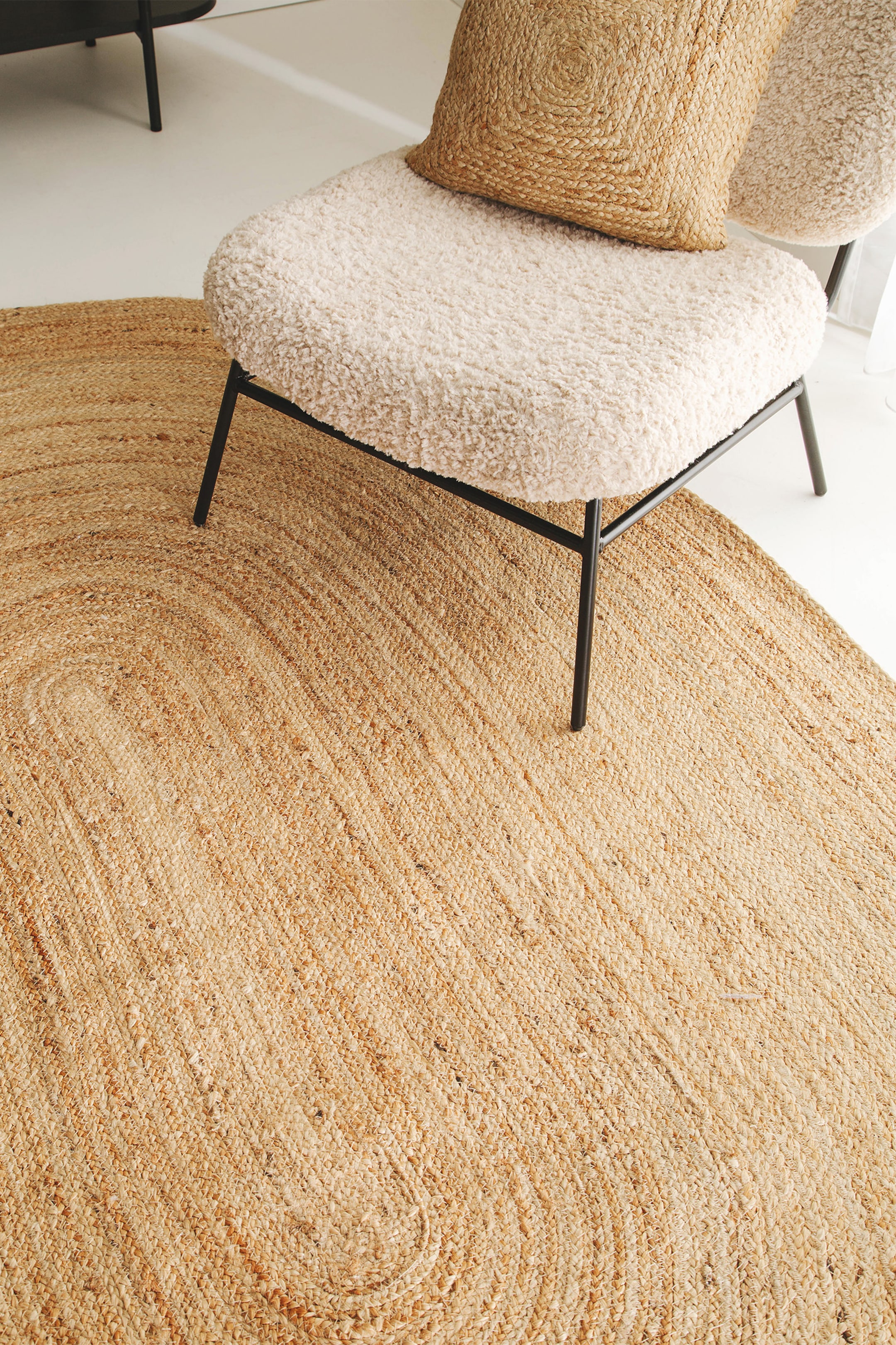 Größeres Bild anzeigen: Juteteppich Oval Jutta - Hellbraun - benuta - Home All | H&M AT 3