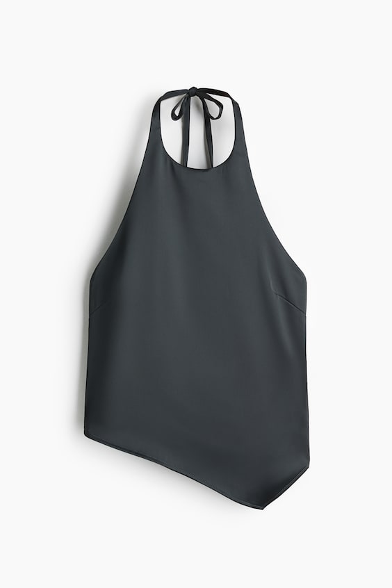 Женские топы H&M Asymmetric Halterneck Top