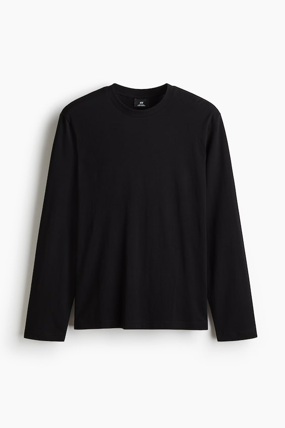 Мужские рубашки H&M Regular Fit Jersey Shirt
