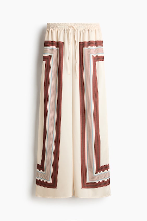 Женские брюки H&M Satin Drawstring Pants