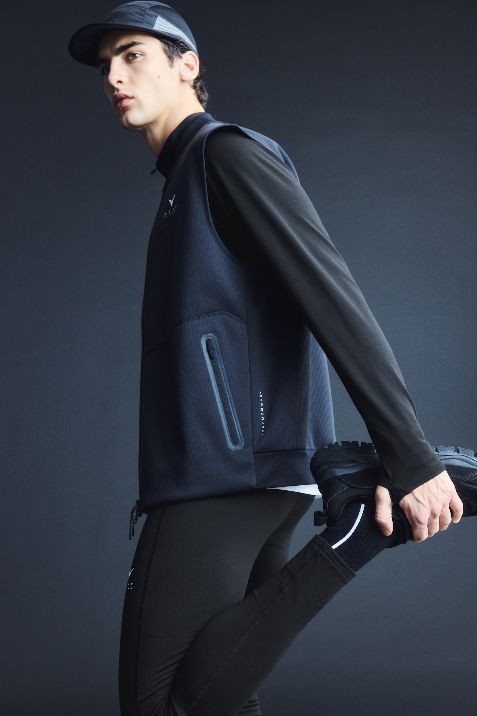 Warming sports tights with ThermoMove™ - Black/Move Zlatan - 5