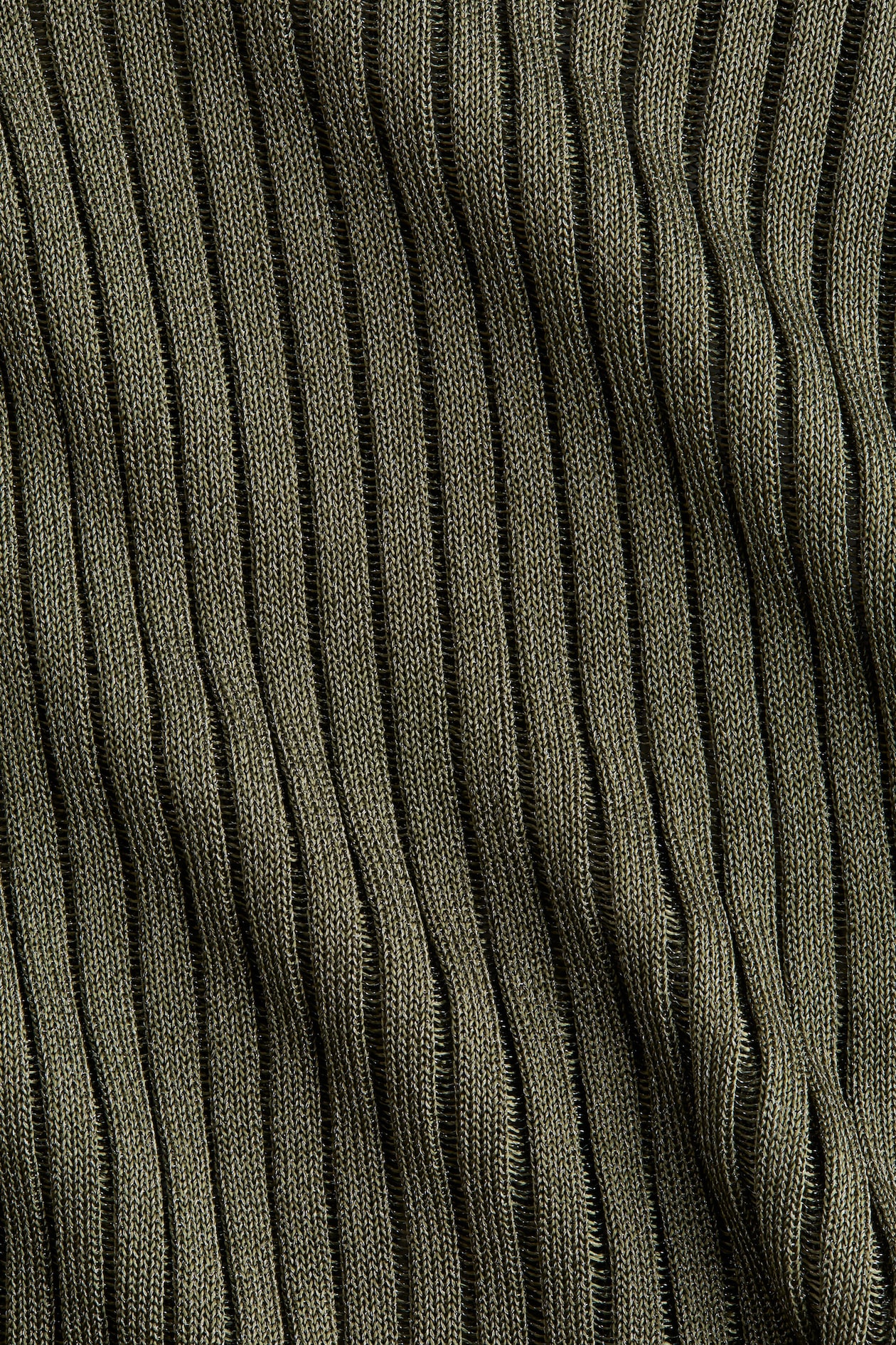 Sheer Rib-Knit Top - image 5