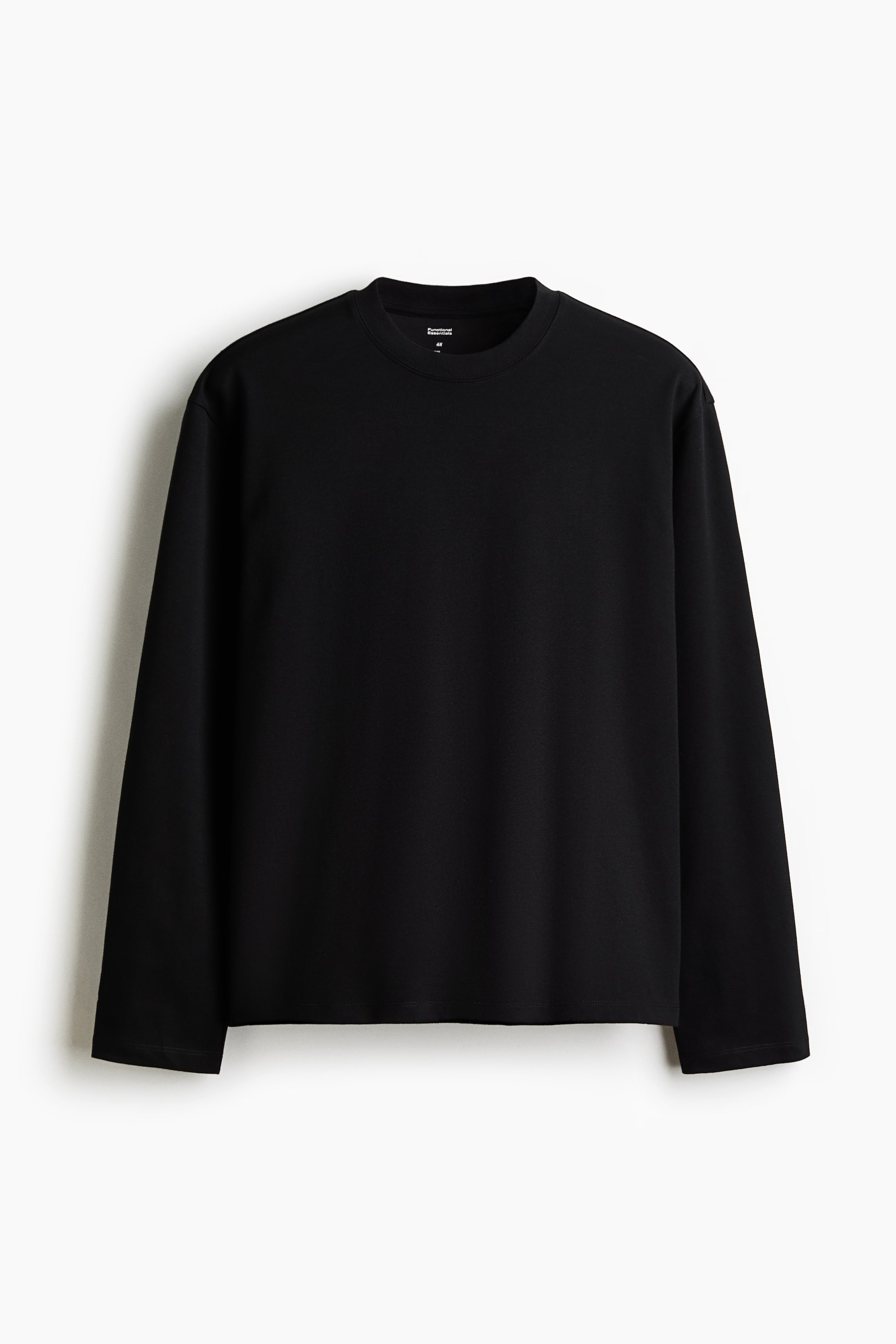 Мужские футболки H&M Cooling Relaxed-Fit Long-Sleeved T-Shirt