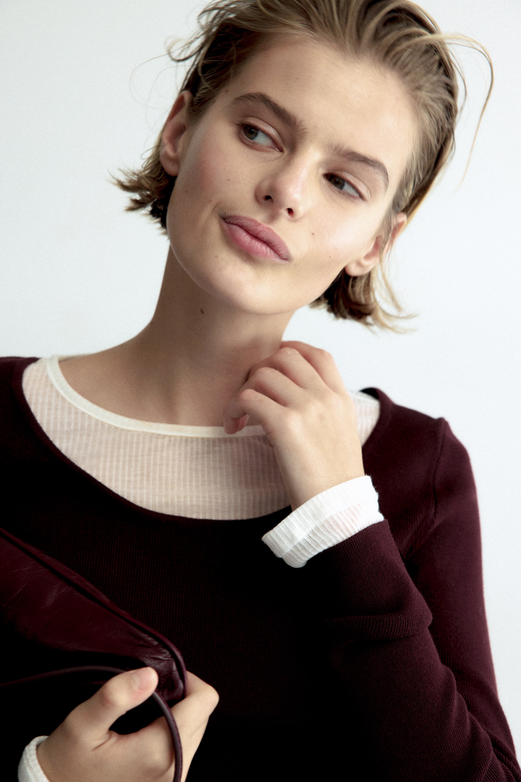 Knit Scoop-Neck Top