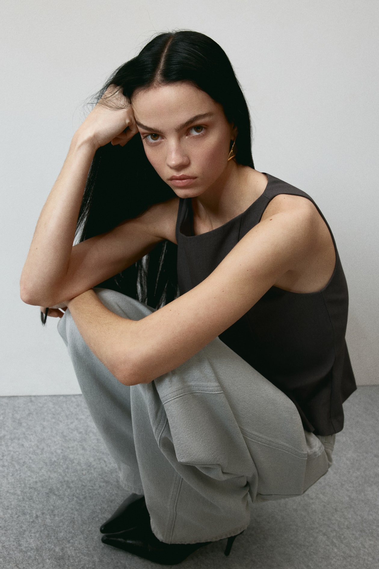 Tailored Peplum Top - image 2