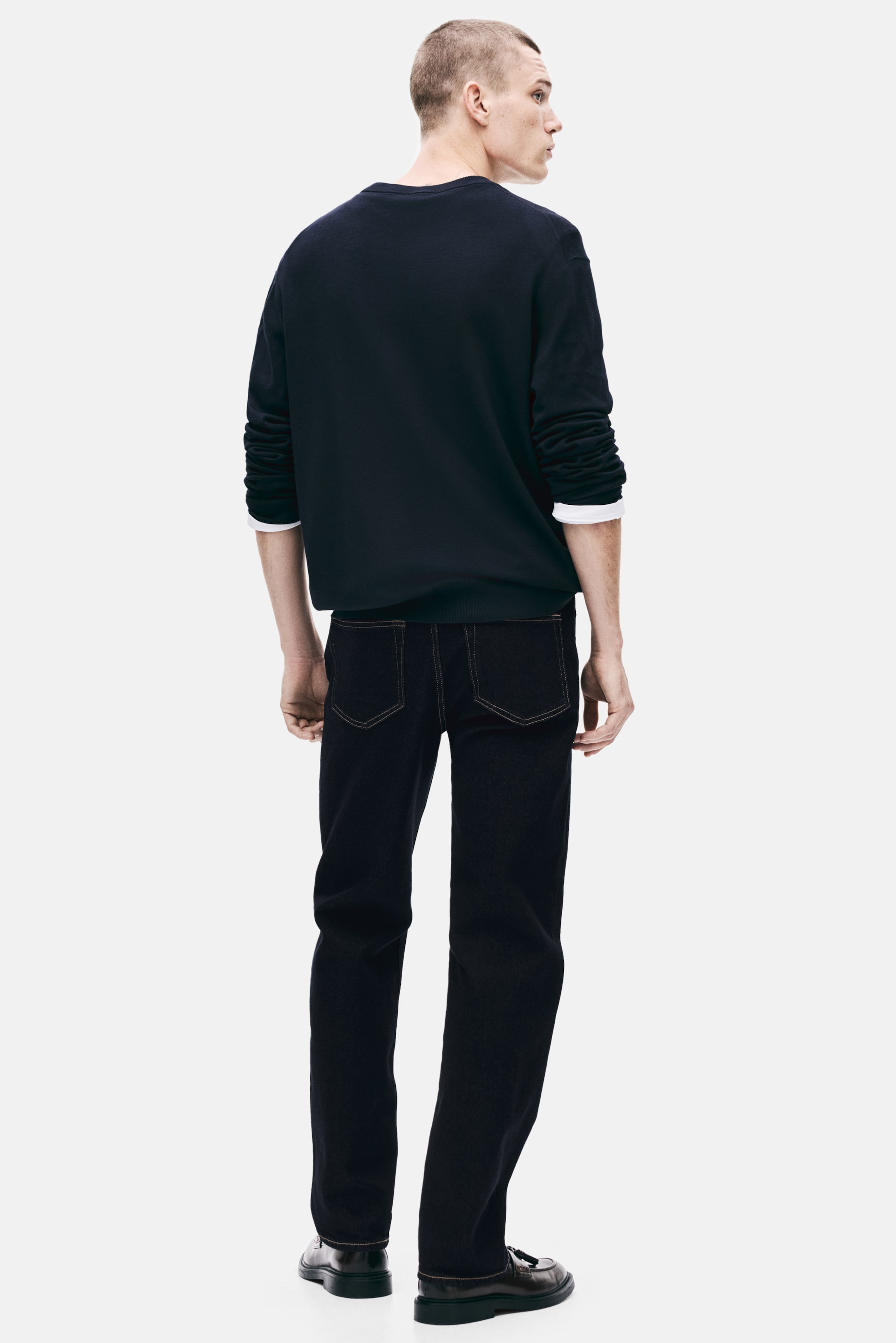 View larger image: Regular Jeans - Dark denim blue - Men | H&M IN 4