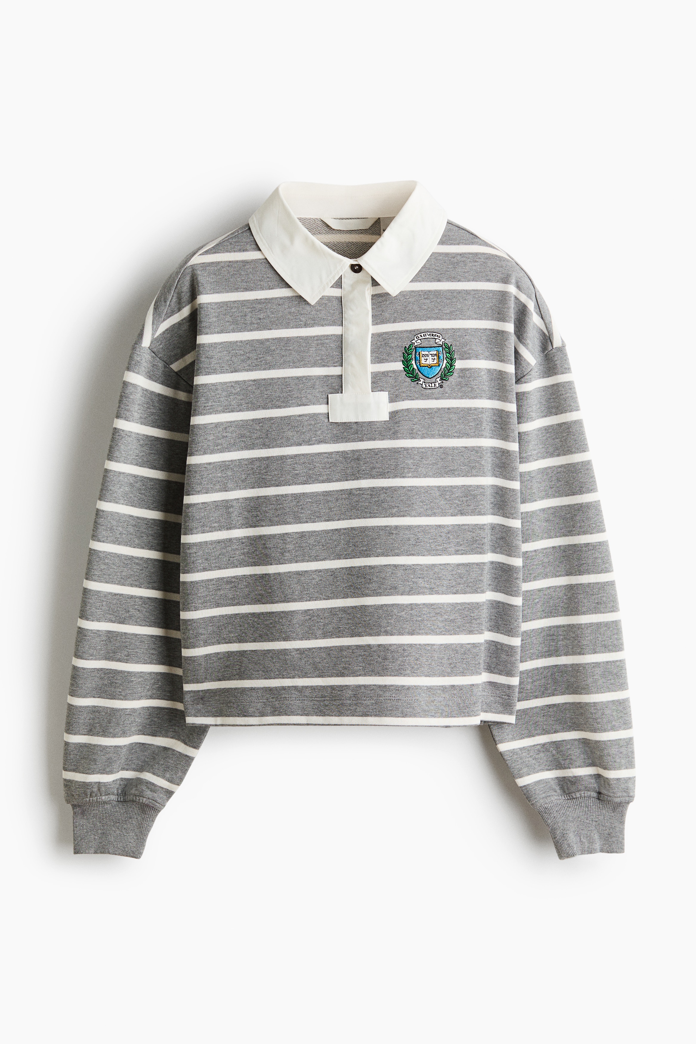 Embroidered rugby shirt