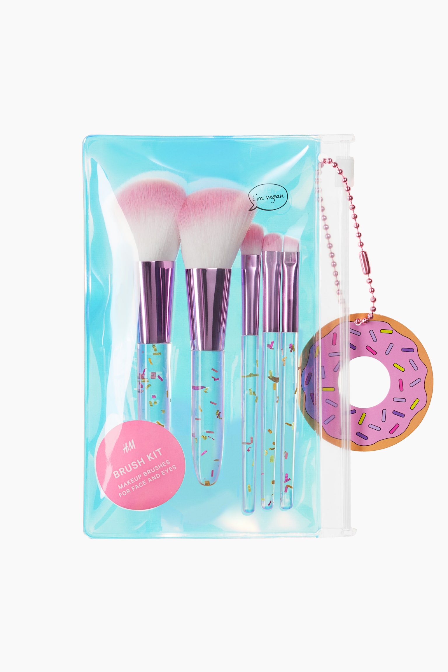 Make-up brushes - Pink/Sprinkles/Lilac/Light pink/Light pink - 1