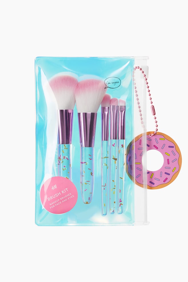 Make-up brushes - Pink/Sprinkles/Hot pink - 1