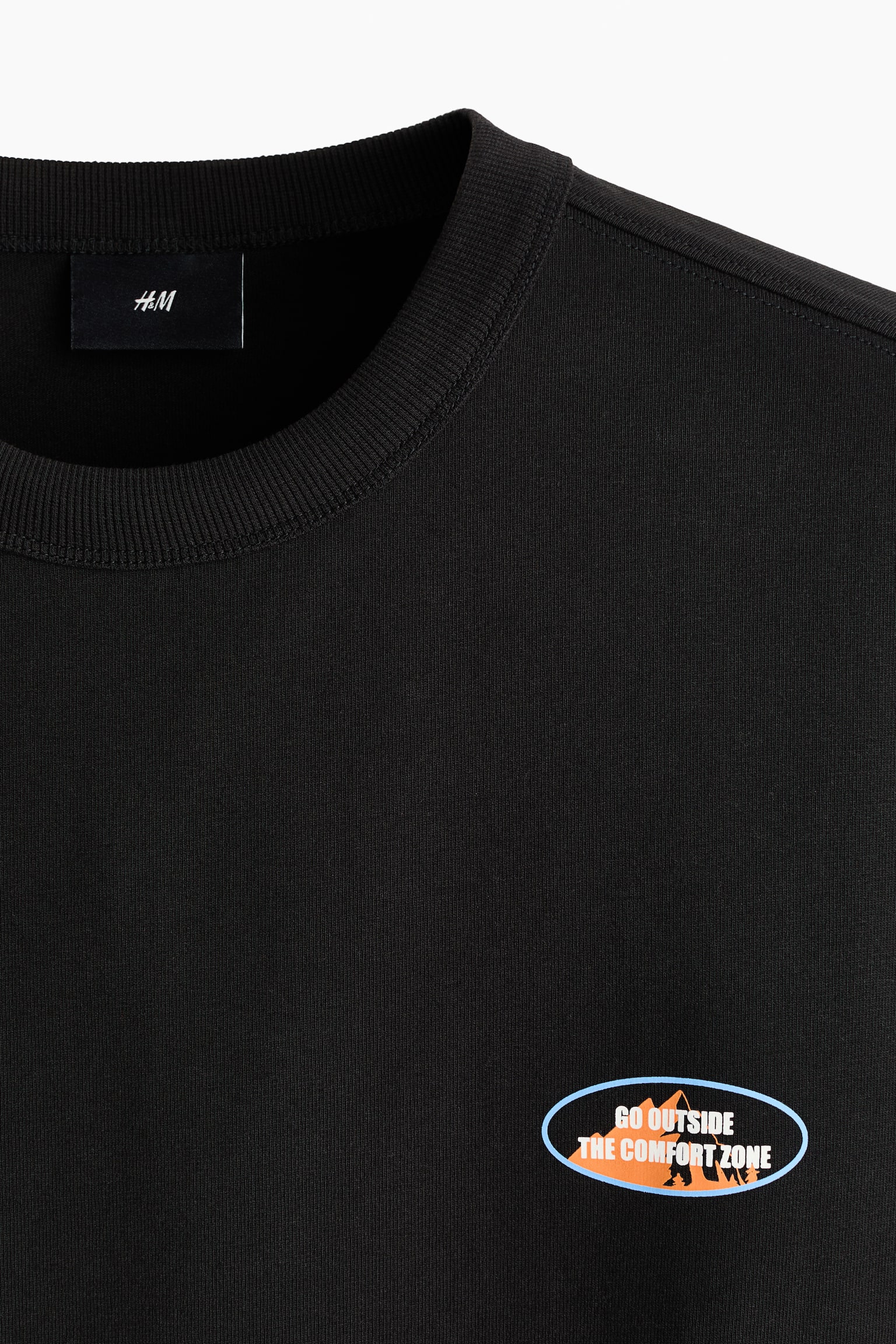 Loose Fit Printed Cotton T-shirt - Black/Go Outside/Rust brown/Belay On Dyno/White/Challenge - 4