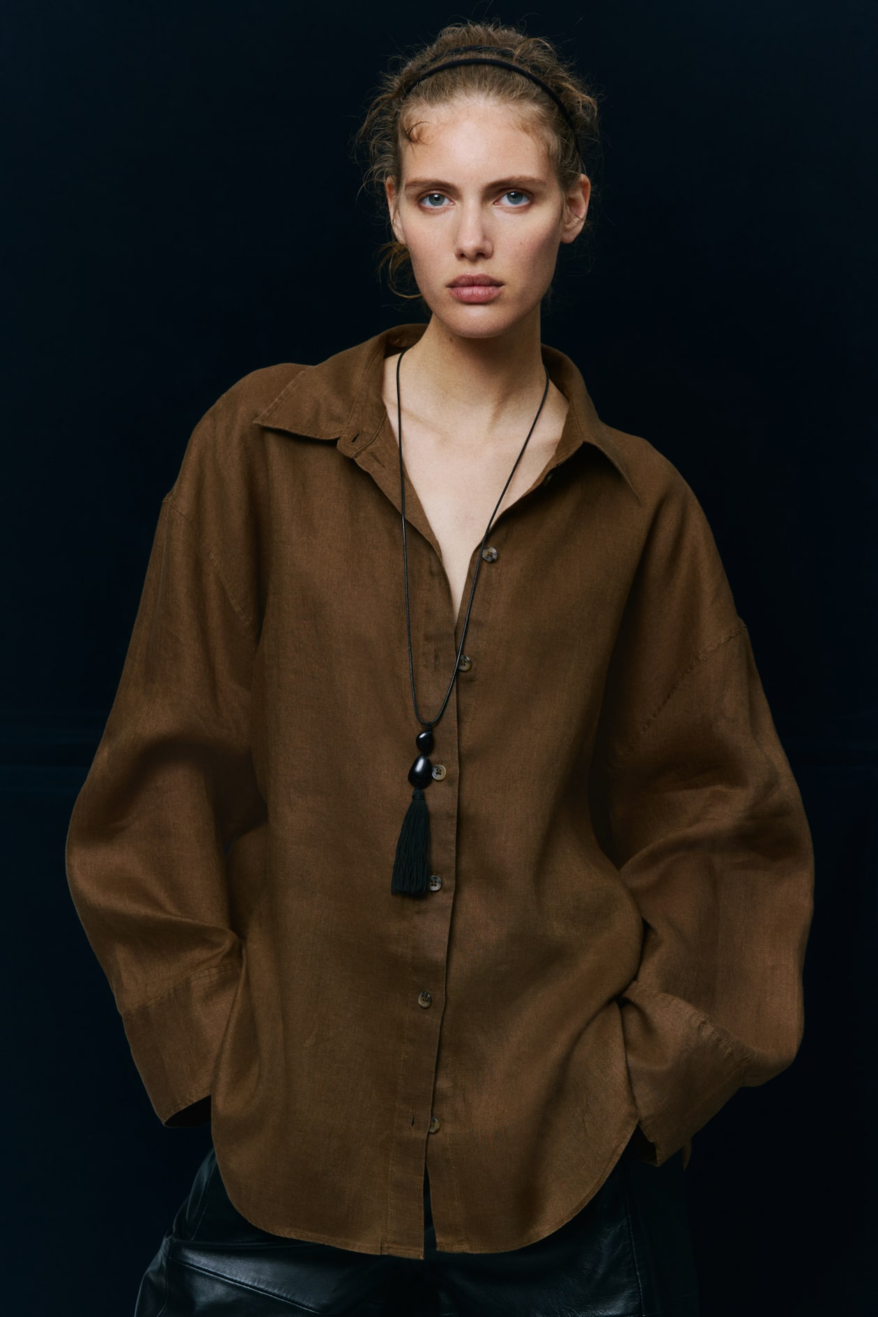 Oversized Linen Shirt - image 4