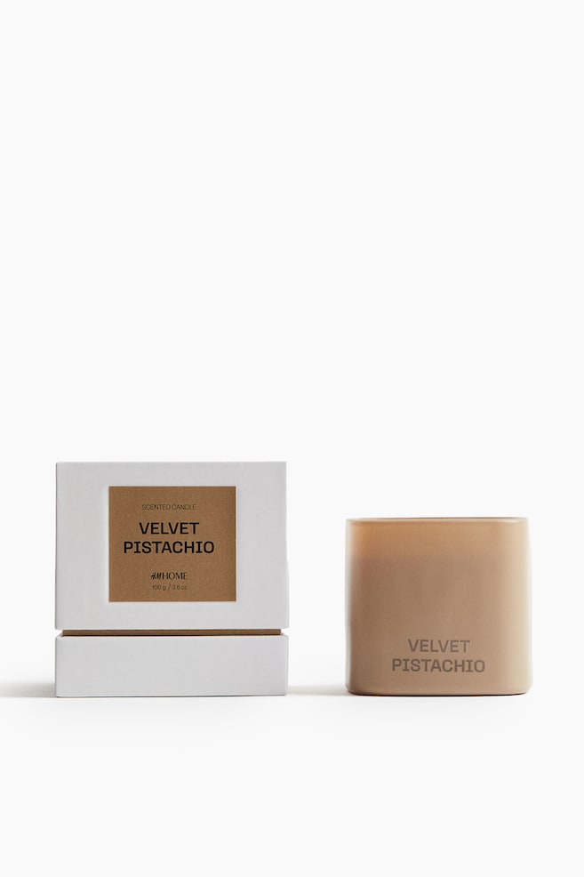 フレグランスキャンドル ガラスホルダー入り - Velvet Pistachio/Juniper Haze - 1