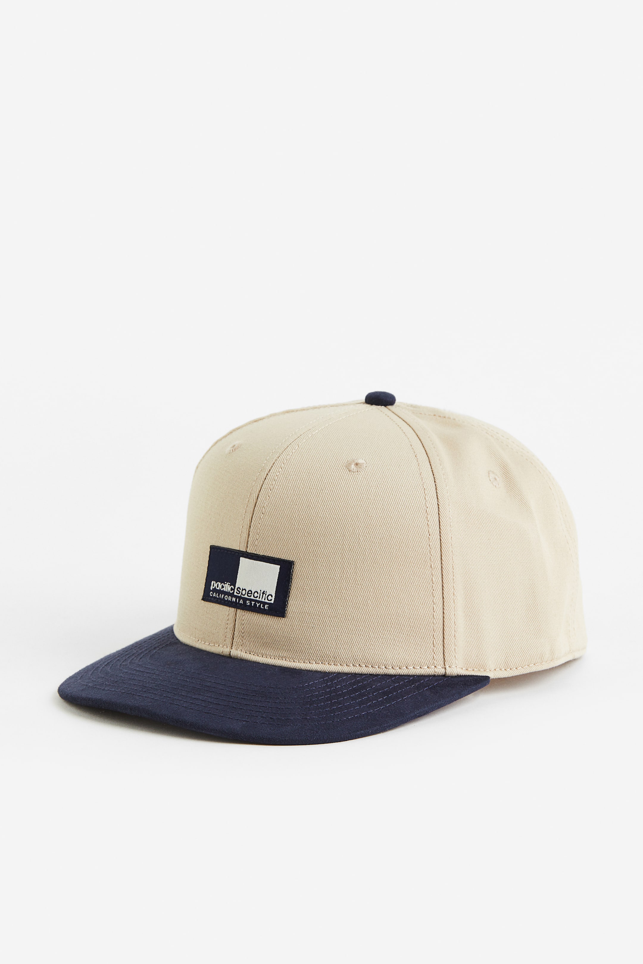 View larger image: Cap with an appliqué - Beige/Dark blue - Men | H&M 1