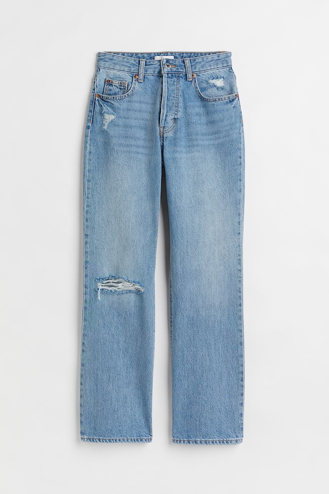 Flared High Ankle Jeans - 1
