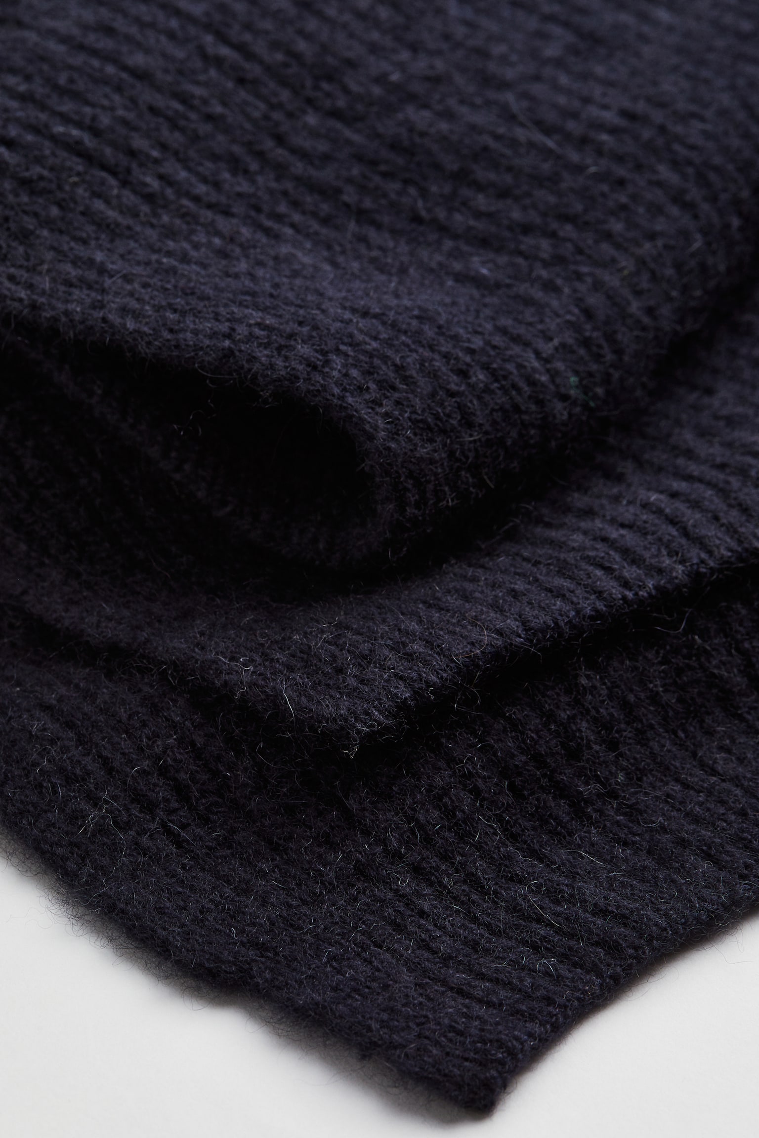 Ribbed cashmere scarf - Dark blue/Navy blue/Beige/Dark beige/Black/Grey marl - 2