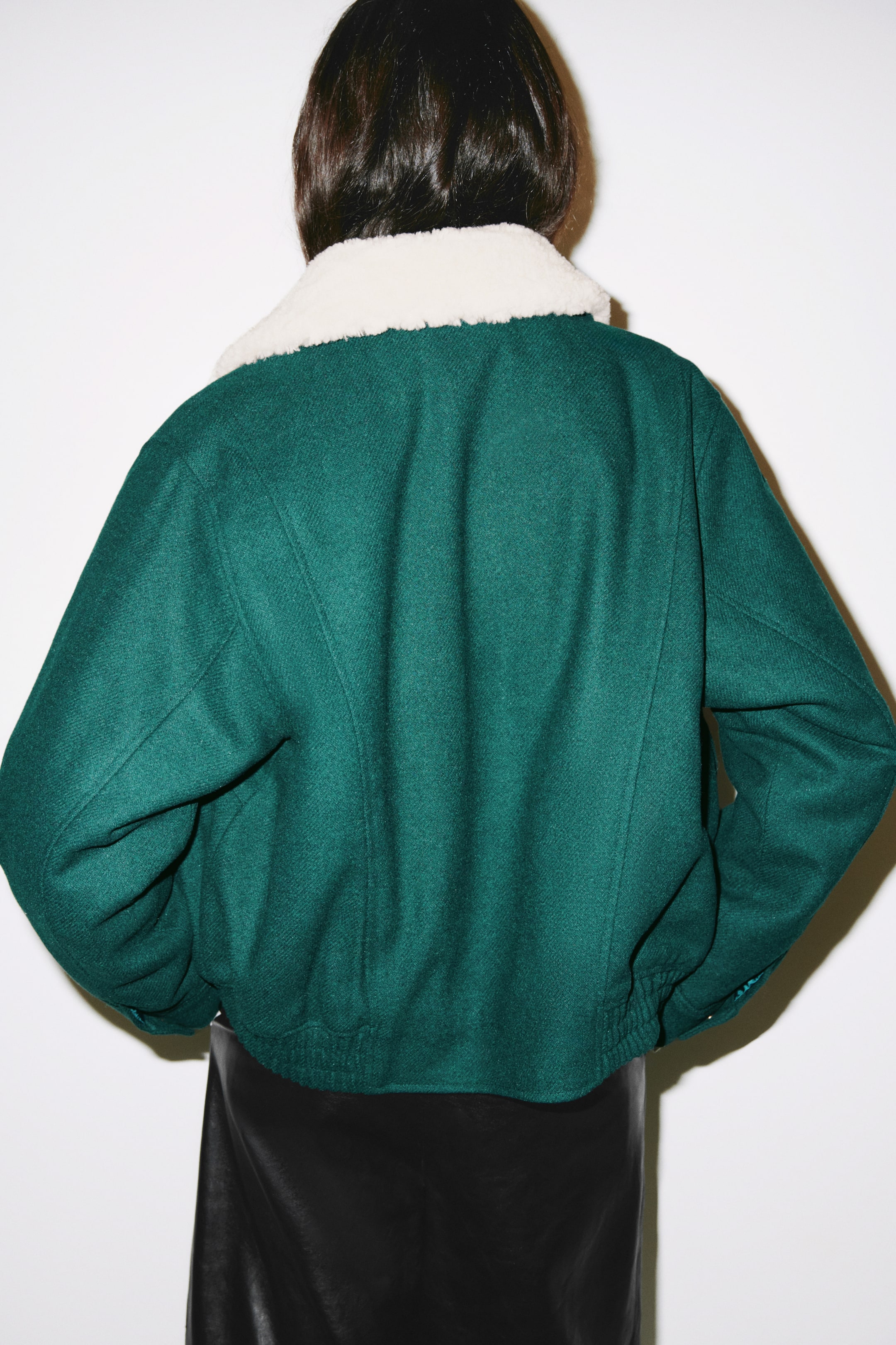 View larger image: Padded Jacket - Dark green - Ladies | H&M CA 4