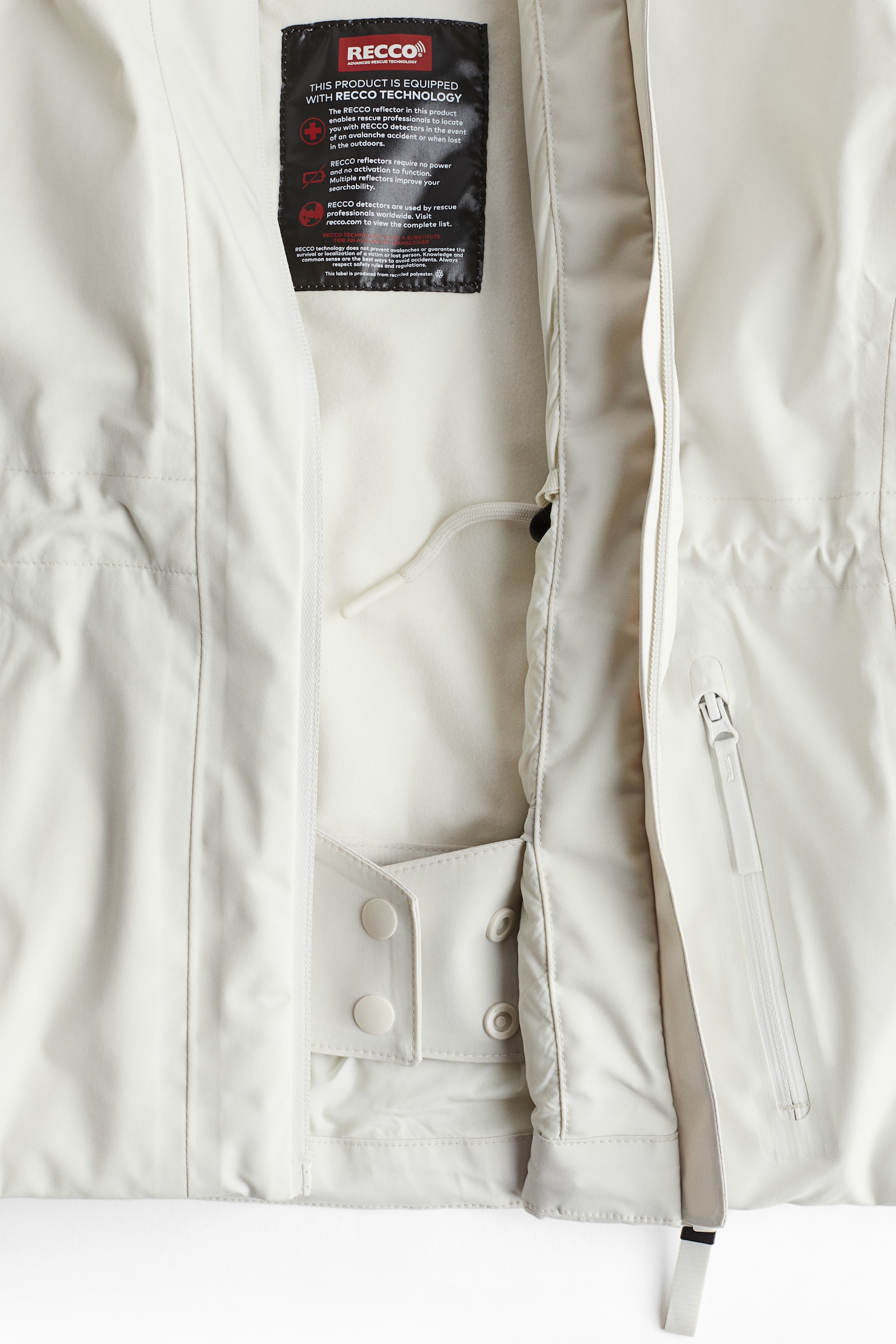 Veste de ski 2 couches en textile StormMove™ - Beige clair/Noir - 10