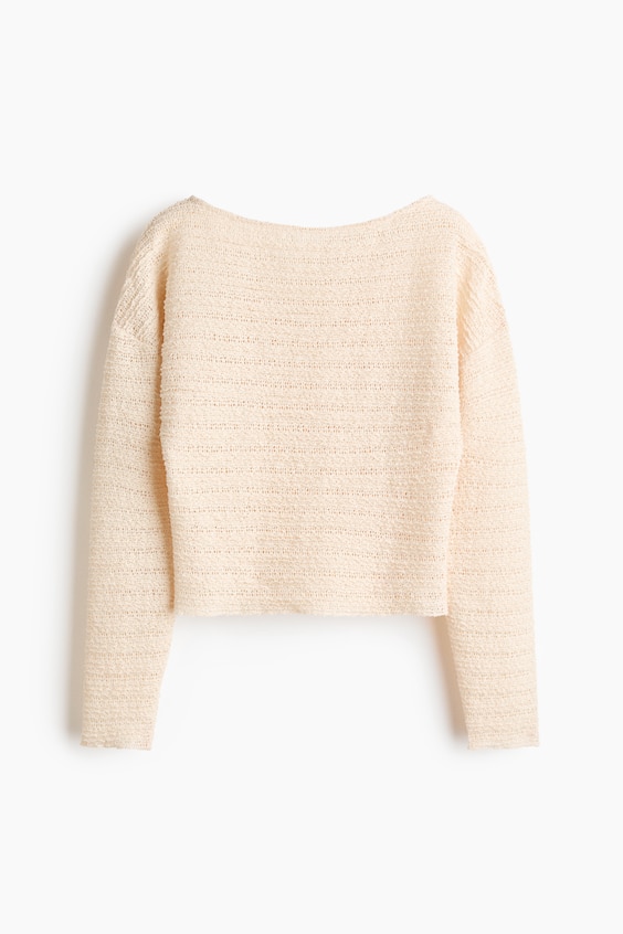 Женские топы H&M Textured-Knit Top