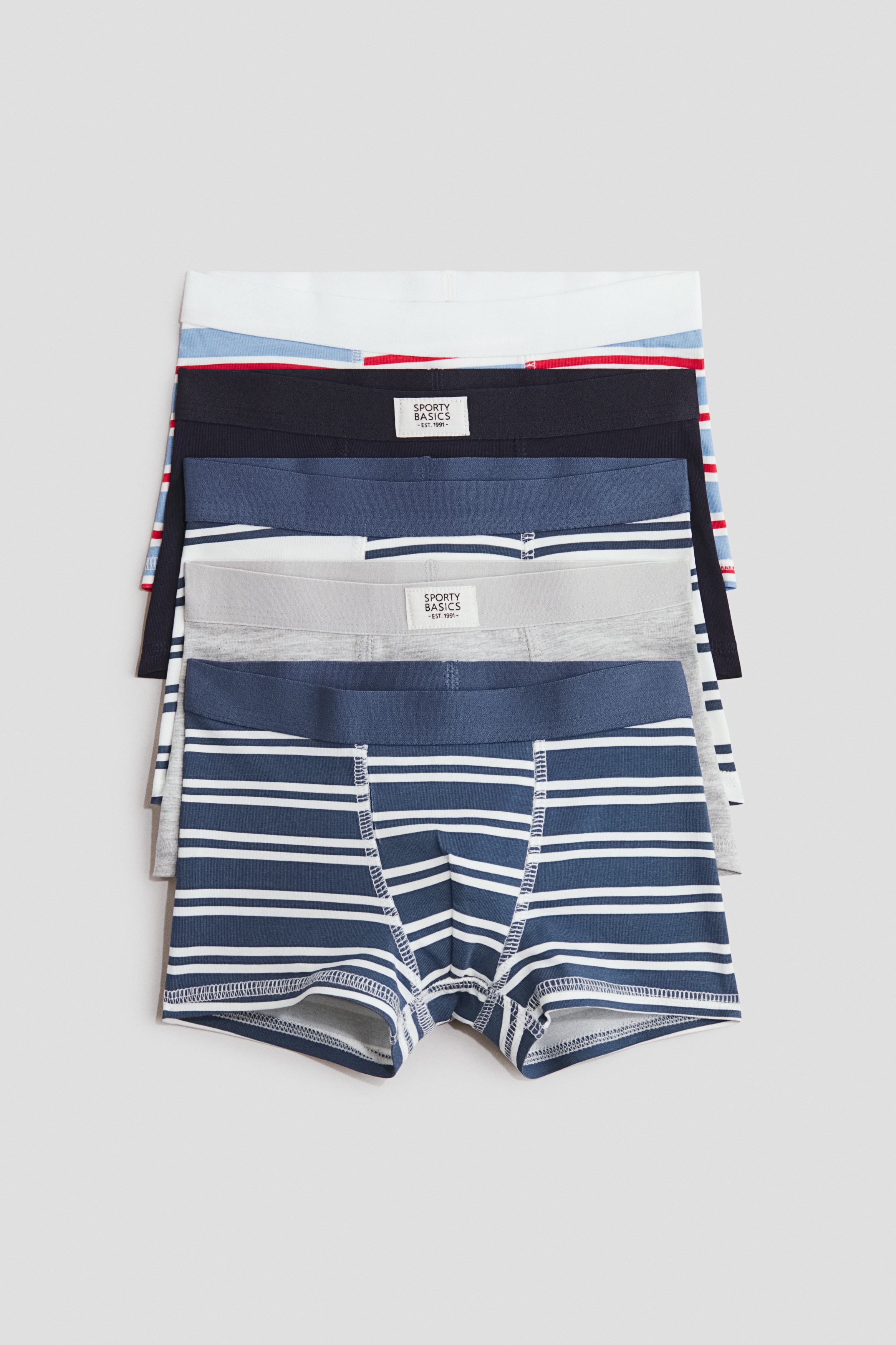 5-pack cotton trunksModel