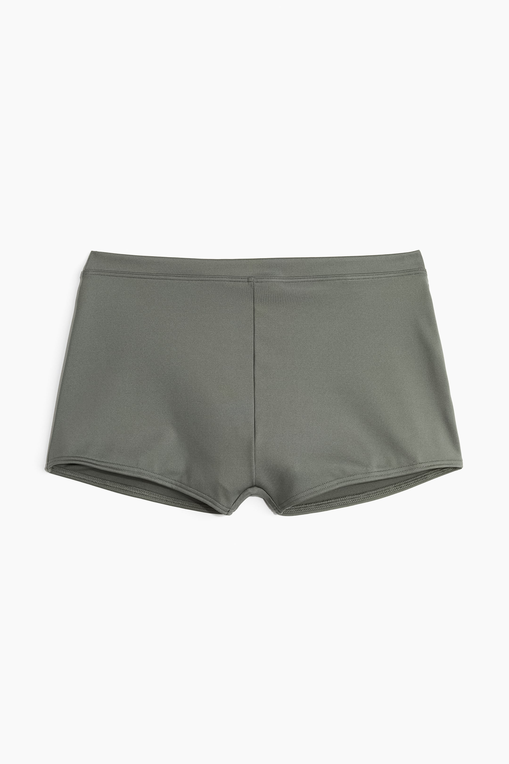 Sportig bikinitrosa shortie - Hög midja - Mörk khakigrön - DAM | H&M SE 6