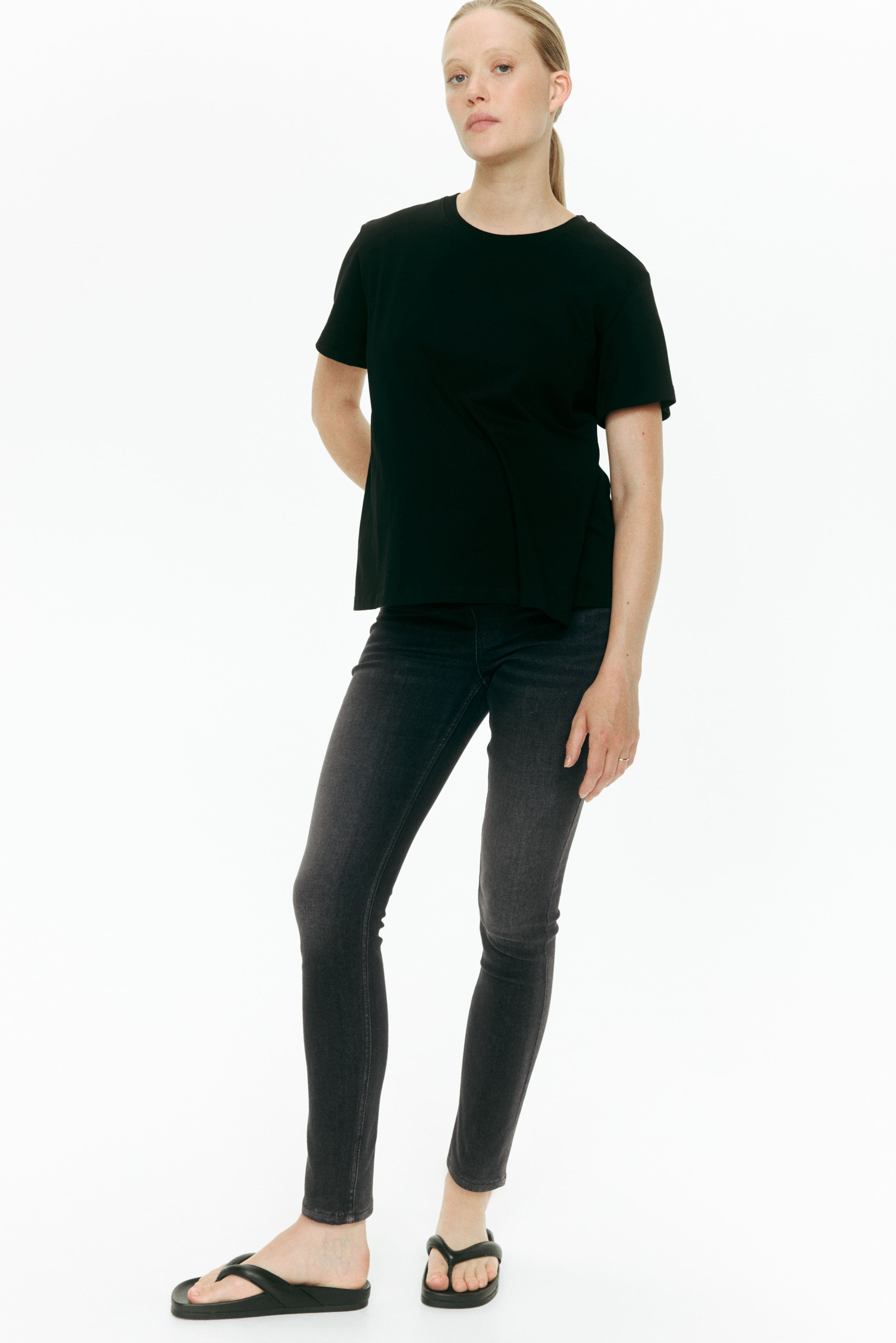 MAMA Skinny Jeans - Denim black/Dark denim blue/Dark denim blue/Denim blue/Black/Washed out/Black/Dark denim blue/Denim blue/Denim blue