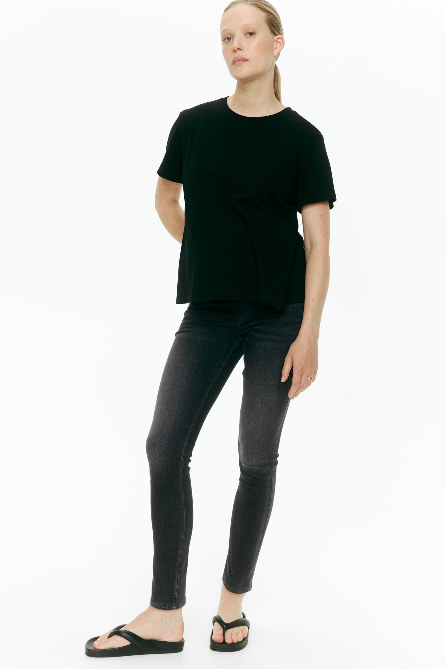 MAMA Skinny Jeans - Denim black/Black/Dark denim blue/Dark denim blue/Dark denim blue/Denim blue/Black/Washed out/Denim blue - 1