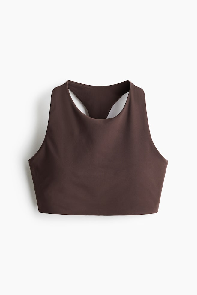 Sports Bikini Top - Brown/Black - 1