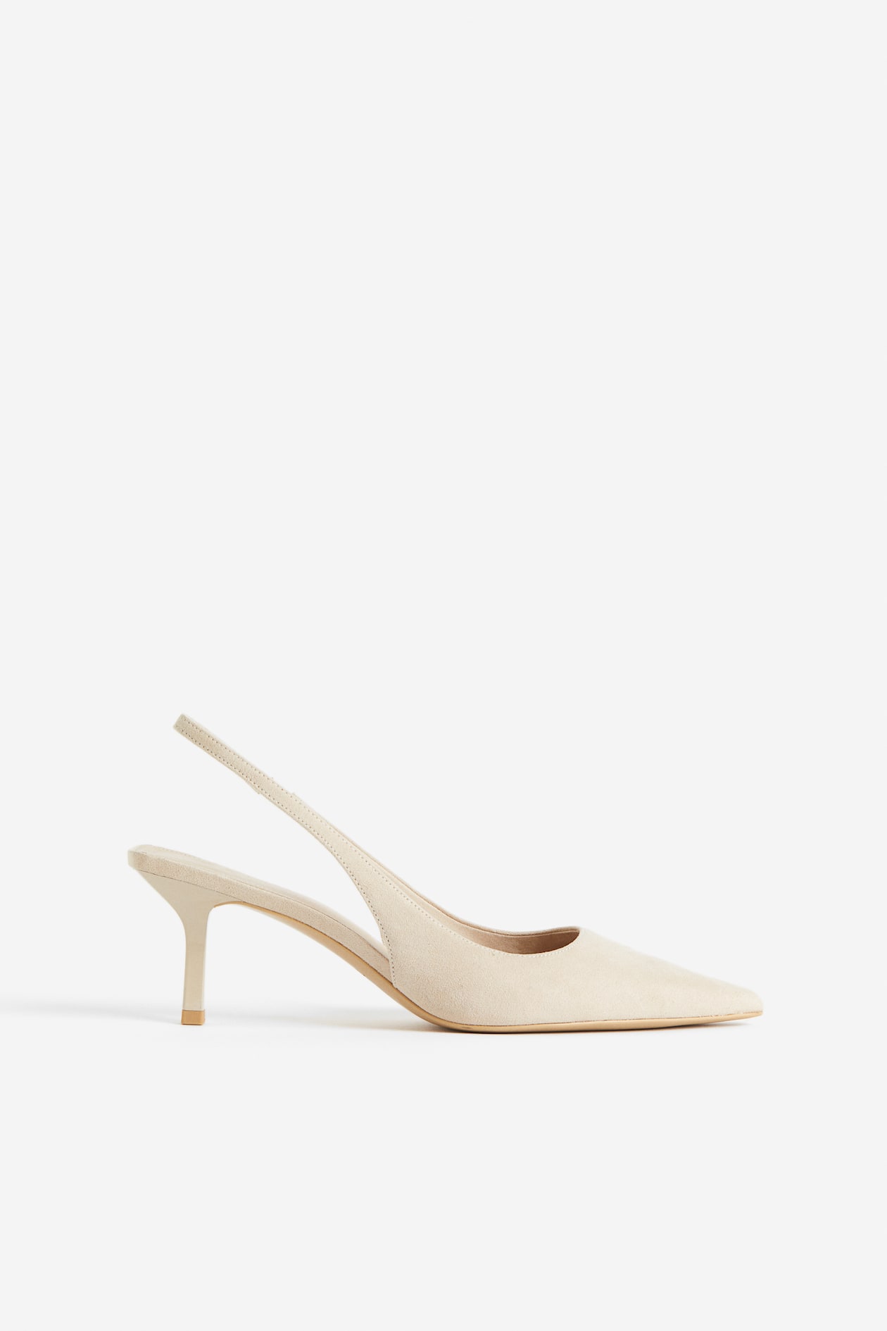 H&m Escarpin H Et M Escarpins à Bride Arrière Beige Clair