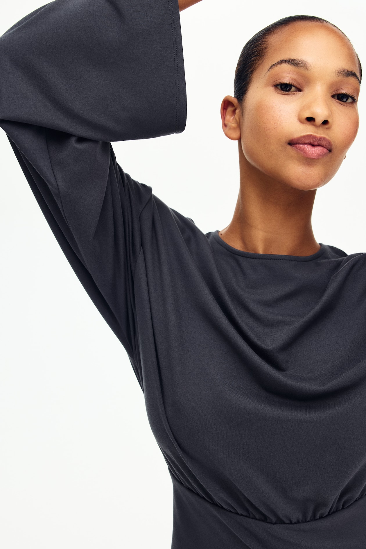 Gathered Jersey Top - image 2