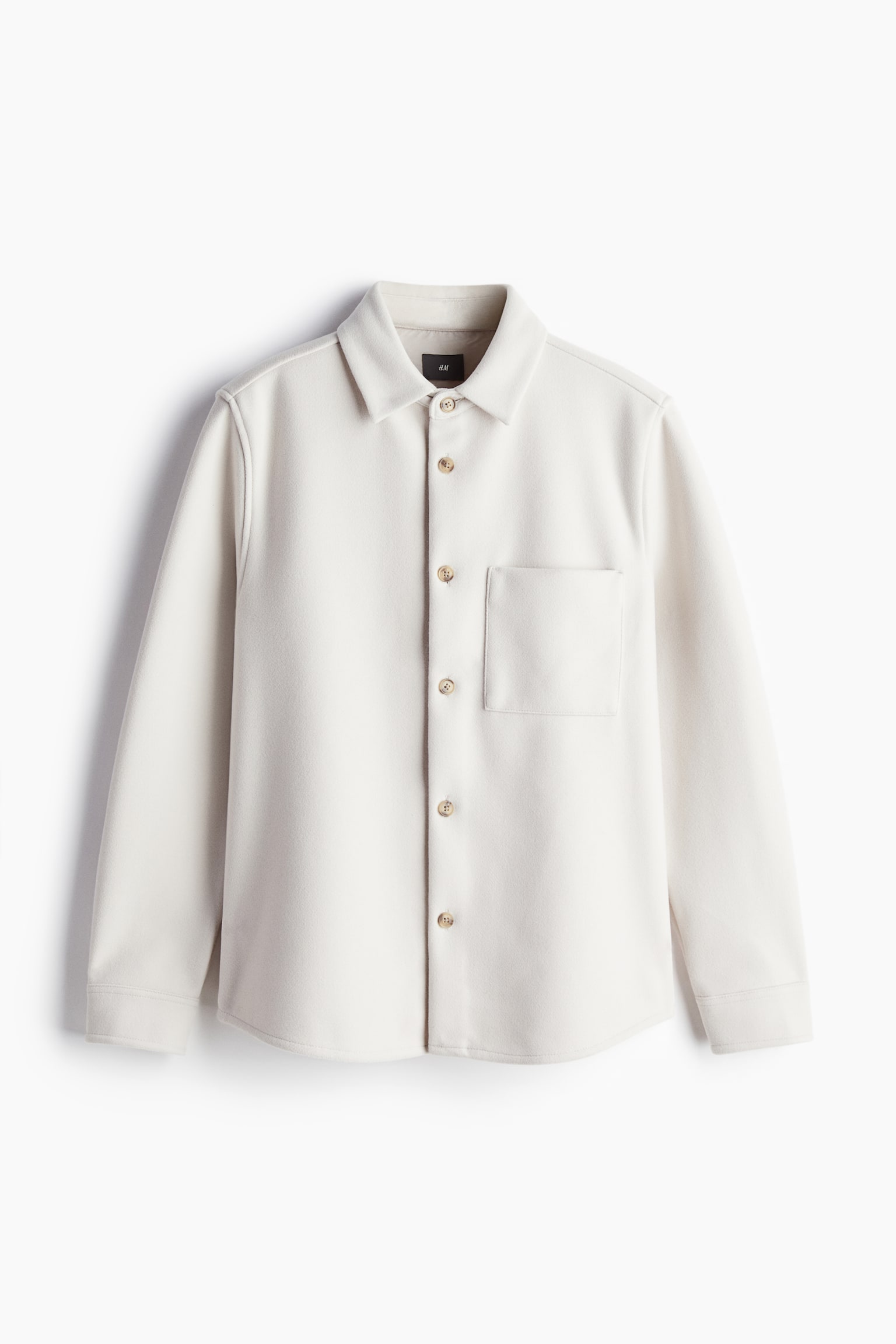 Overshirt Regular Fit - Ljusbeige/Mörkgrå - 2