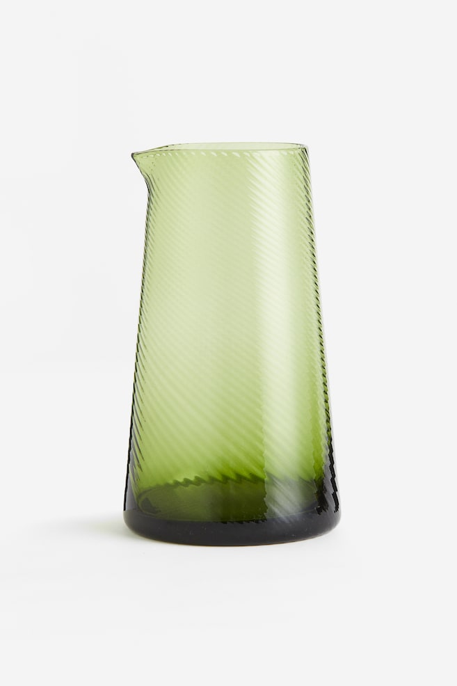 Small glass carafe - Green - 1
