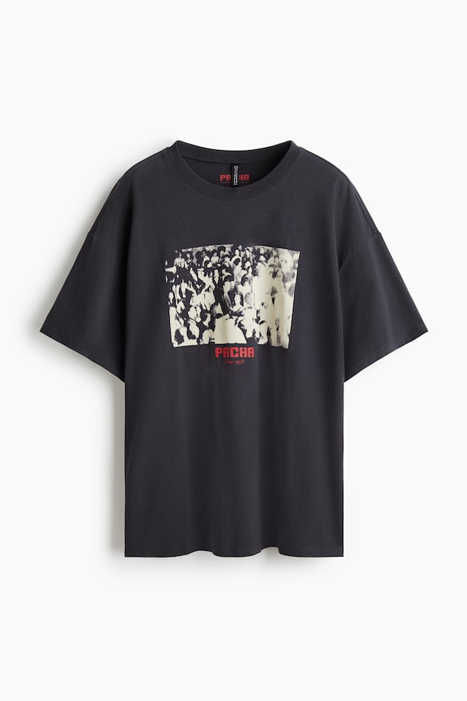 Oversized Printed T-Shirt - Dark gray/Pacha/Light beige/Billie Eilish/White/Ford/Black/Billie Eilish/Cream/Pacha - 1
