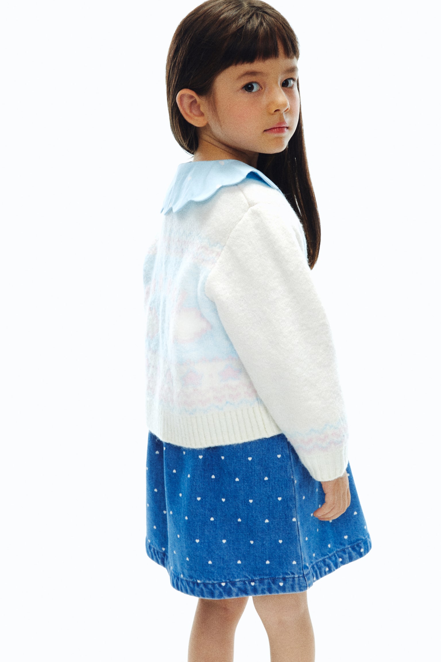 ジャカードニットカーディガン - ホワイト／シナモロール - 3