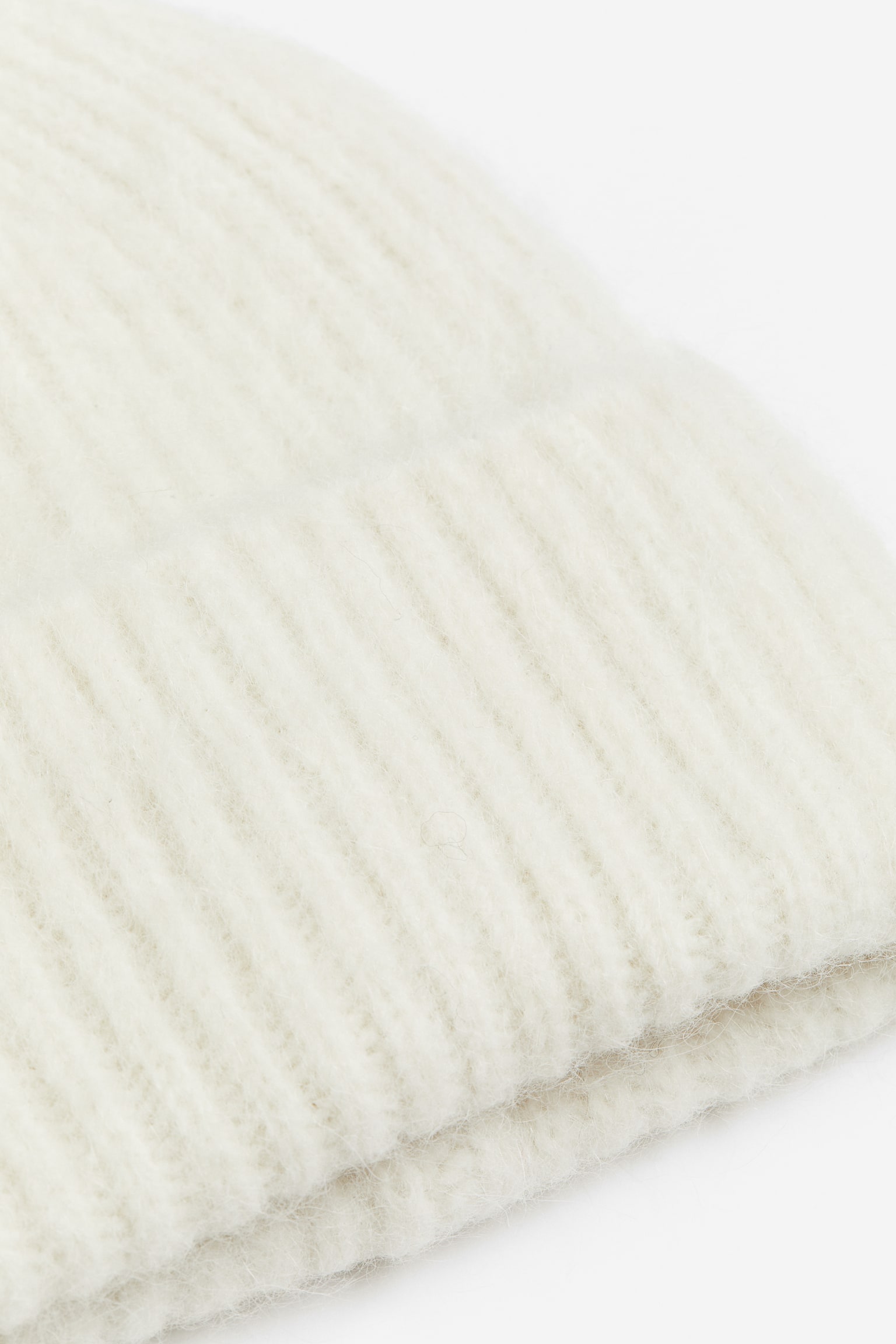 Rib-knit alpaca-blend beanie - Cream/Black/Grey/Purple/Dark grey - 2