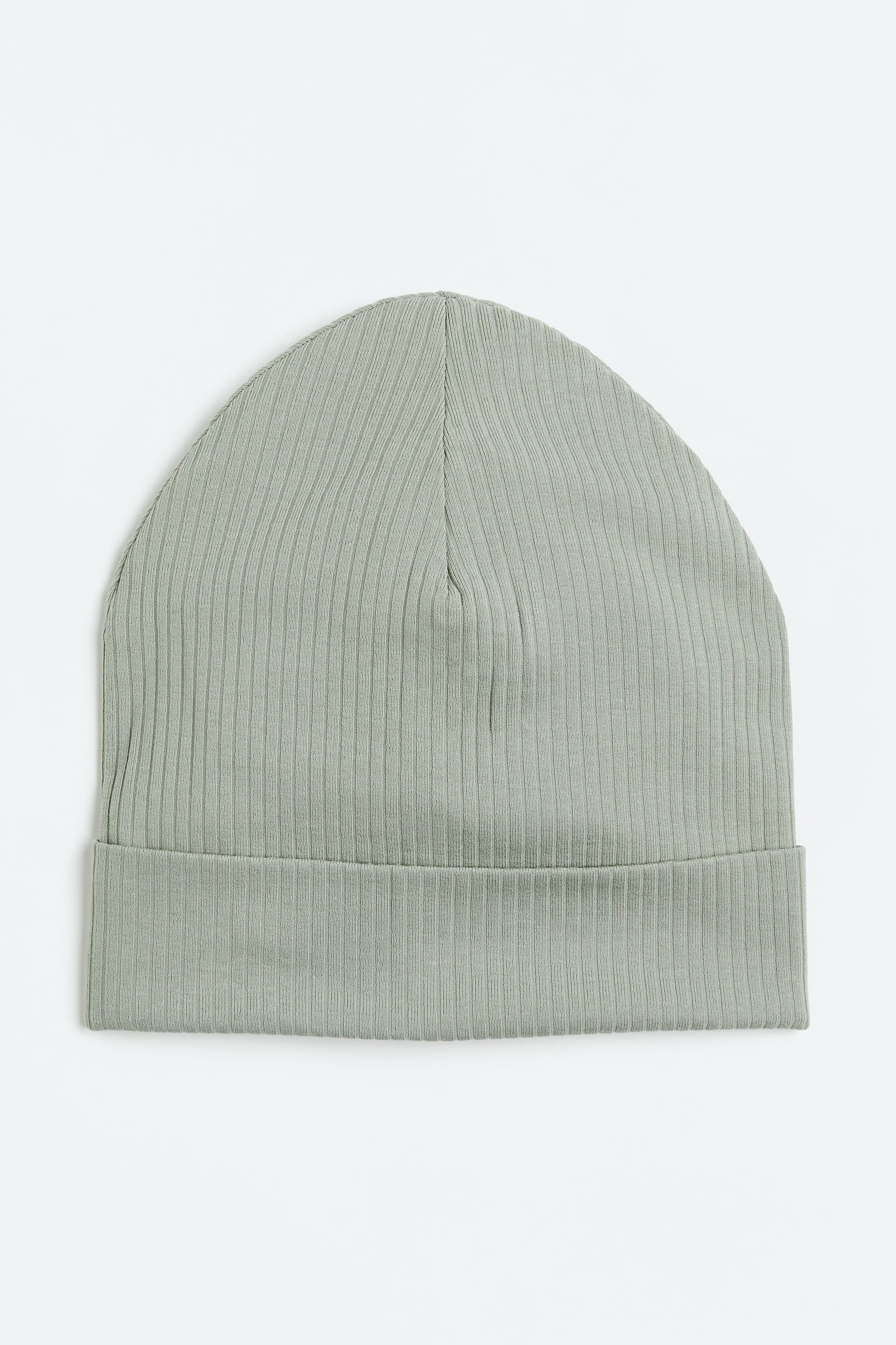 Rib Jersey Beanie - Light khaki green/Mustard yellow/Light blue/Terracotta - 1