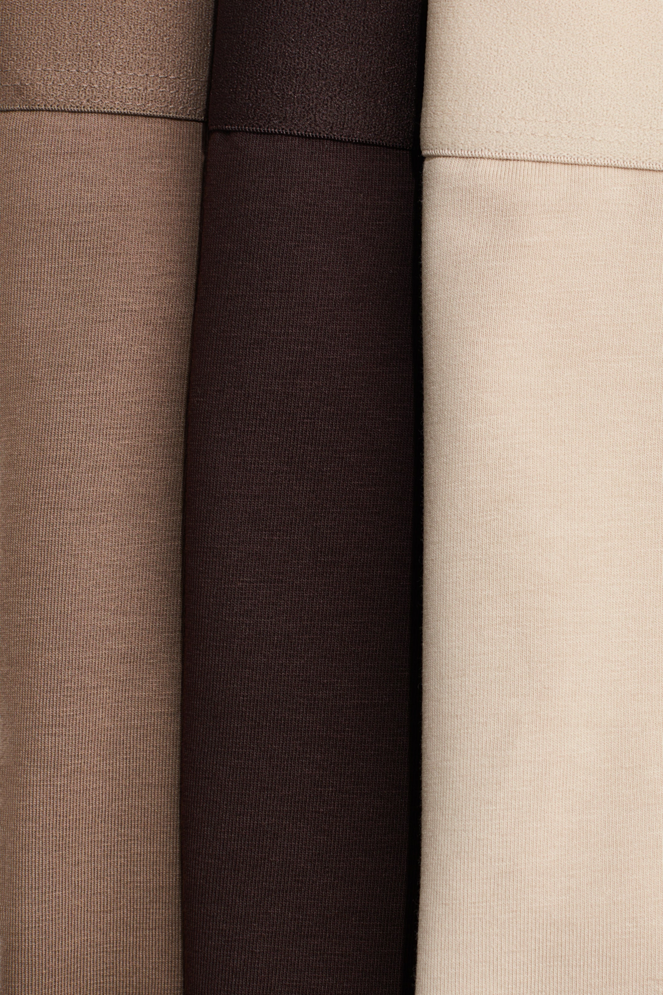 View larger image: 5-pack mid trunks with Lycra® - Beige/Dark brown - Men | H&M SG 3